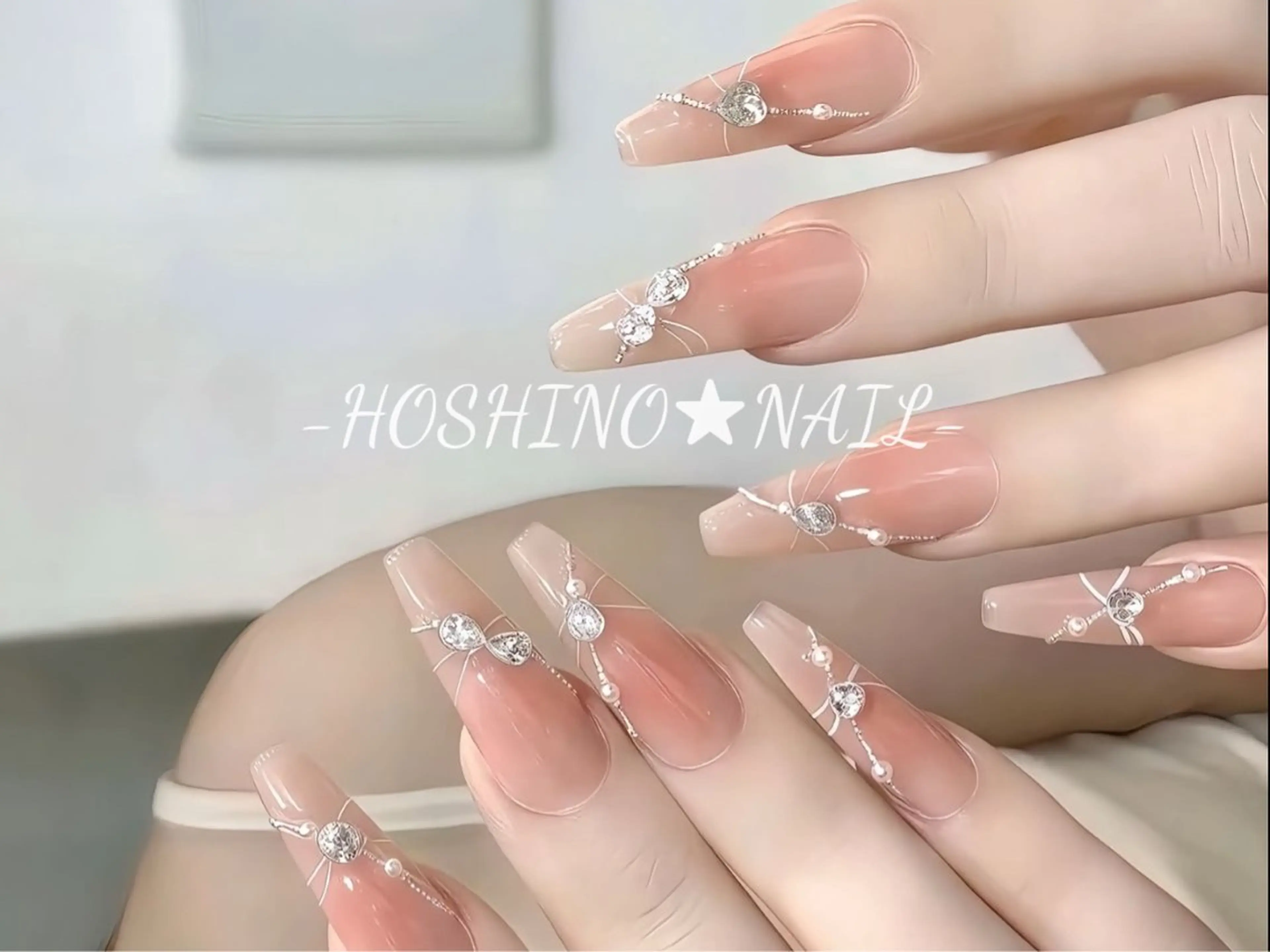 ネイル オーロラネイル チークネイル ドット フットネイル フレンチネイル ハンドネイル ★HOSHINO NAIL★新宿店のネイルデザイン