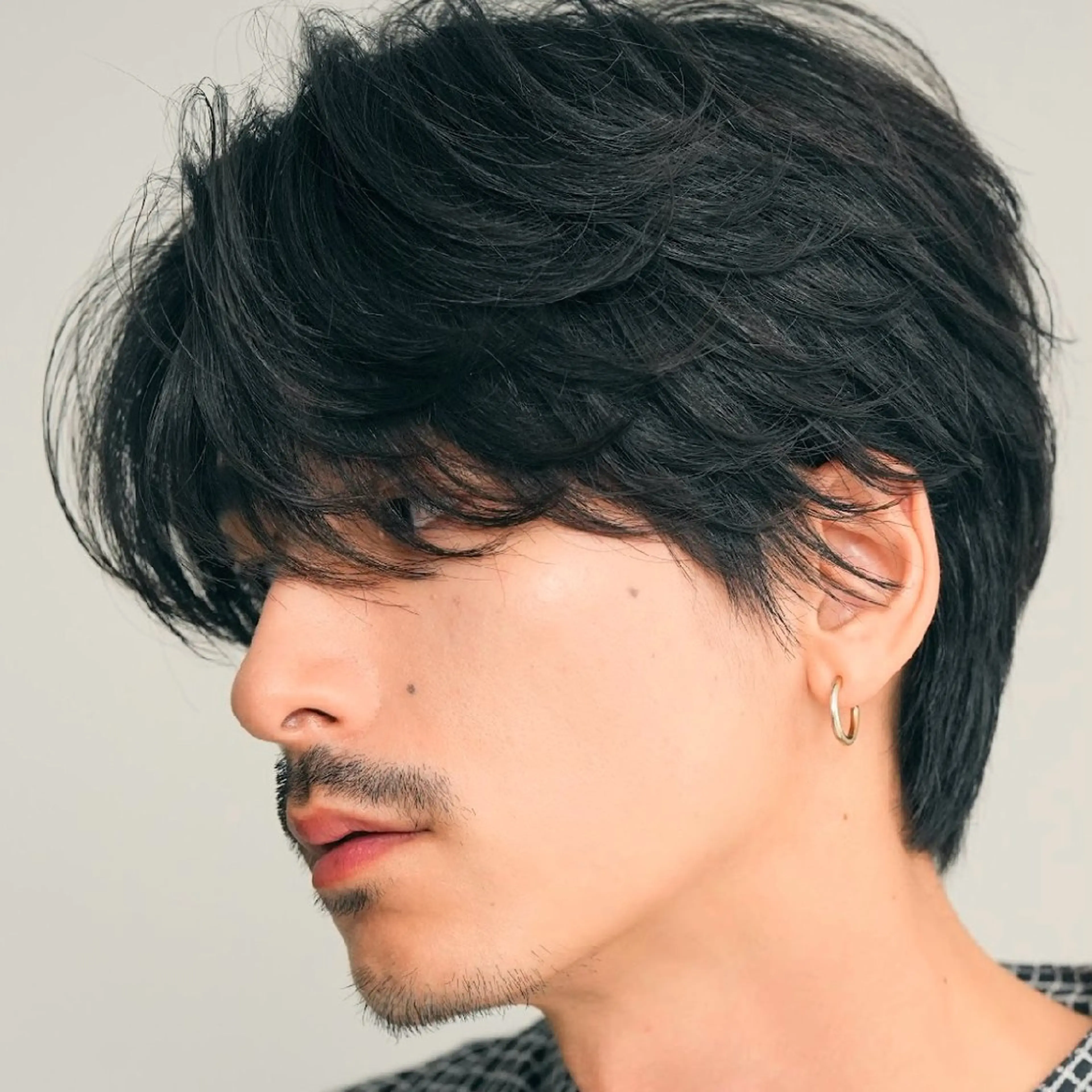 🌀カット＋フェザーパーマ【後ろに動きのある毛流れがつくれます‼️】【スタイリングが簡単になる】の写真