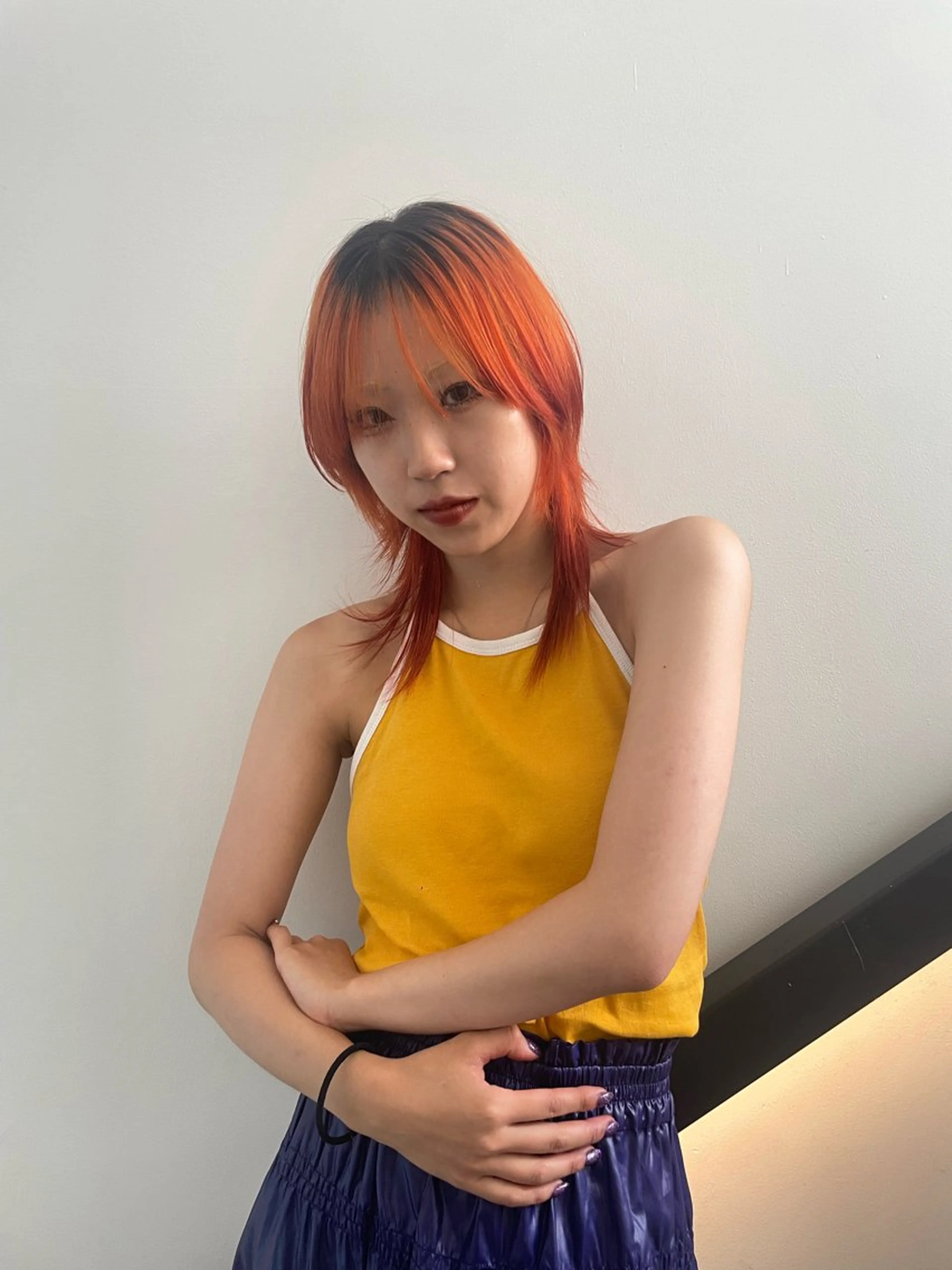 ロング カラー ヘアカラー 🌟暖色系ハイトーン 🌟AIのヘアスタイル