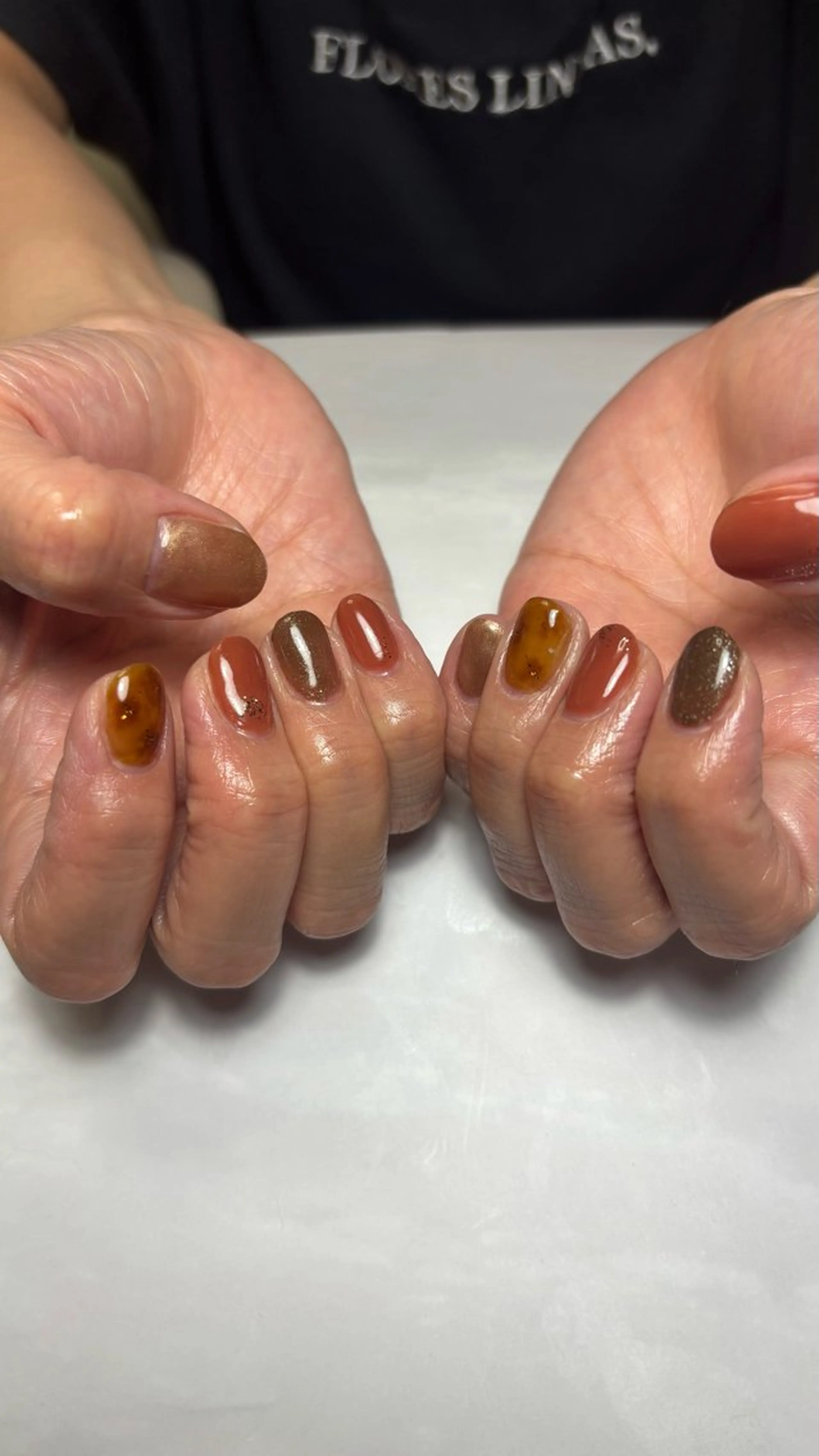 ネイル べっ甲ネイル soleil_ teteのネイルデザイン