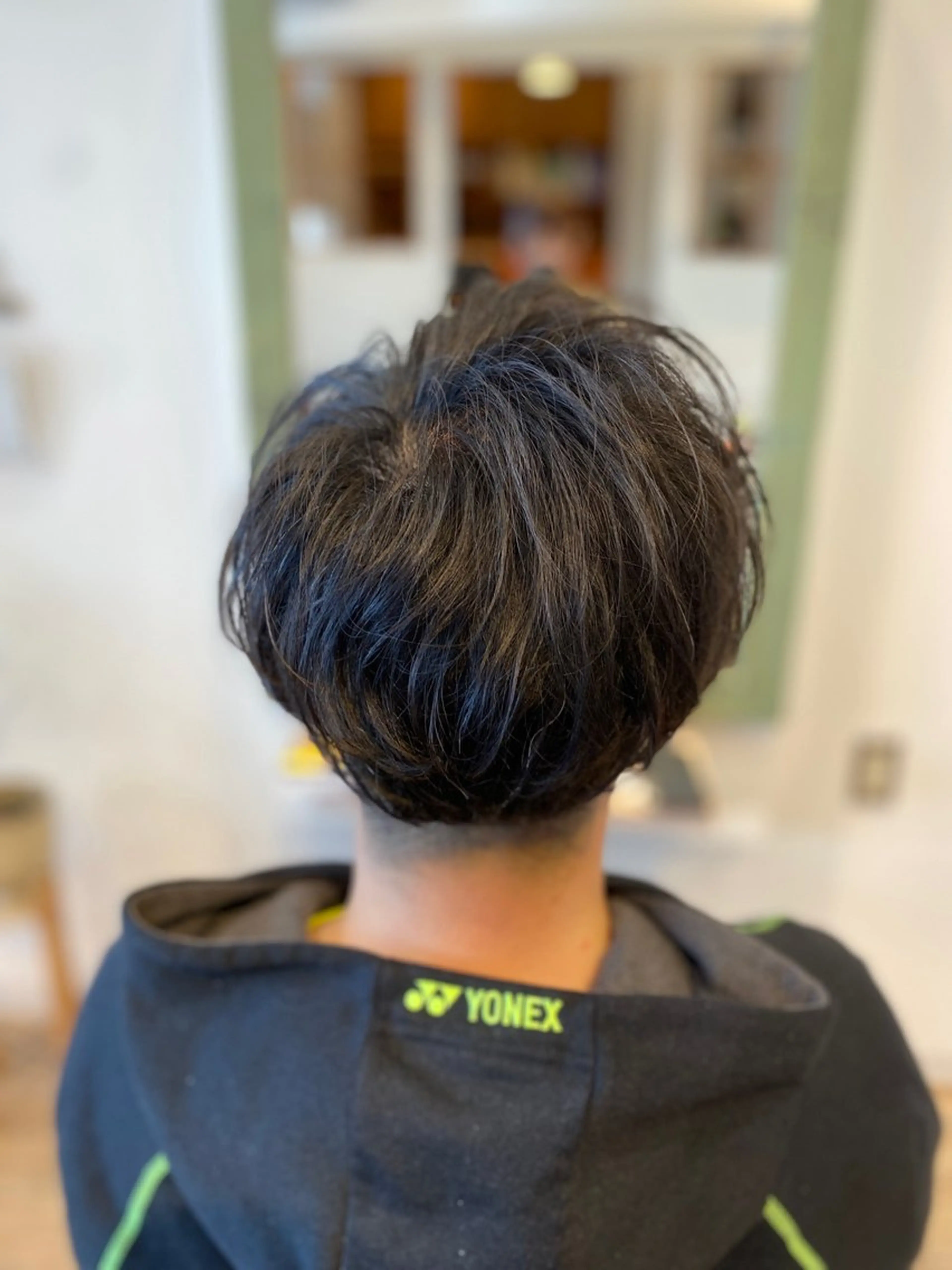 ショート メンズ マッシュ メンズパーマ カット 安住 千明のヘアスタイル