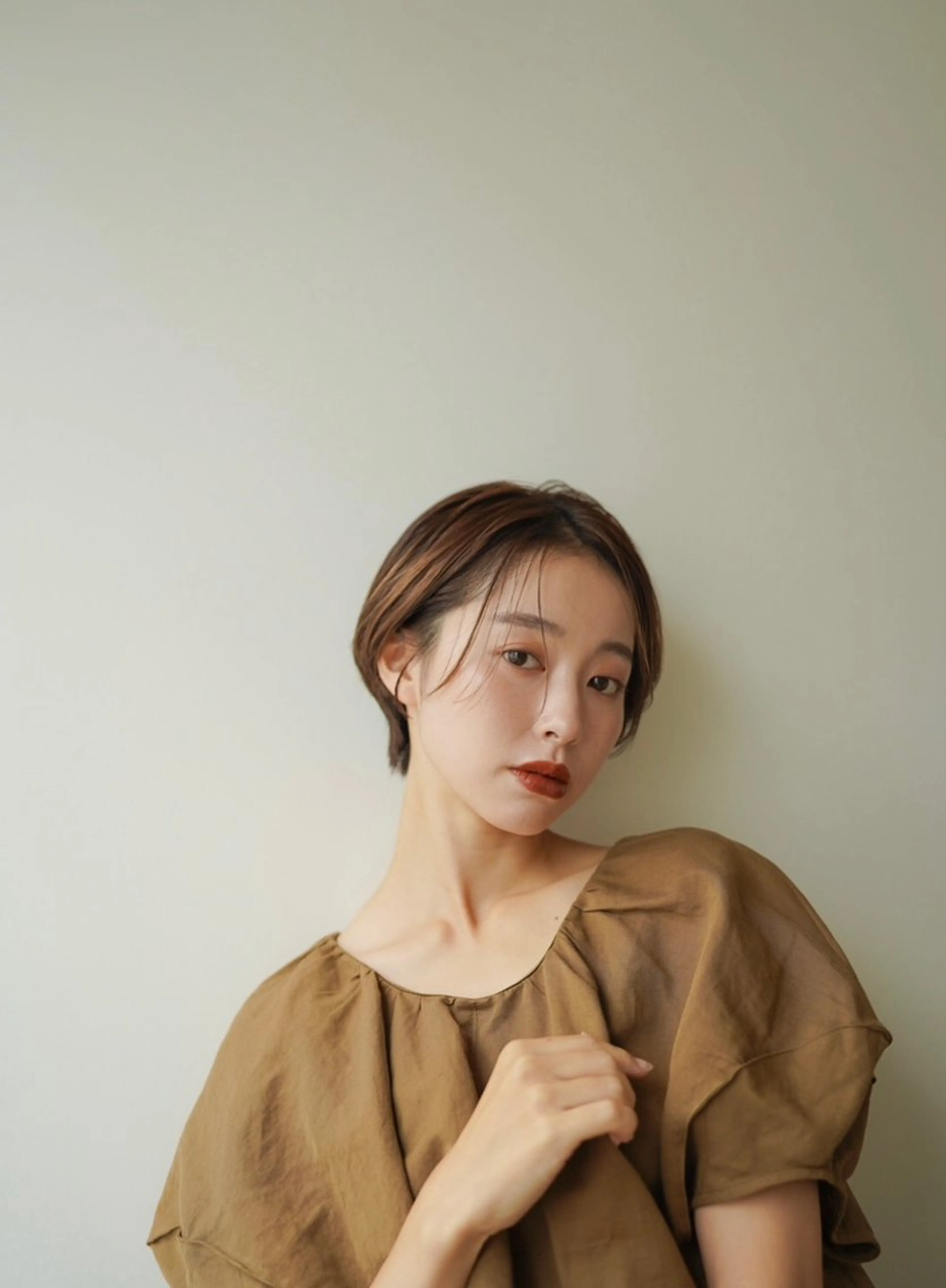 ショート THE DAY所属・AKI HASHIMOTOのヘアスタイル