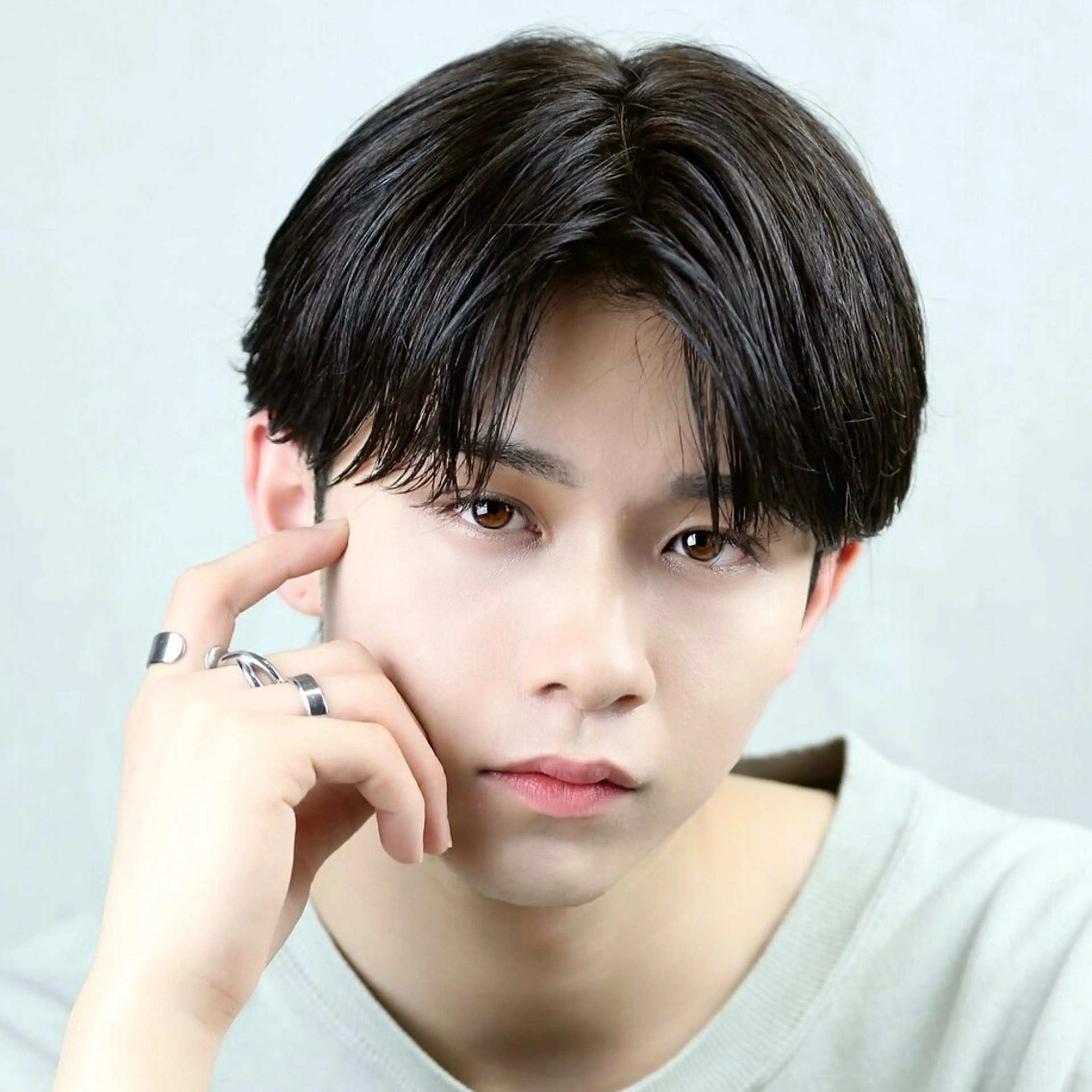 ショート メンズ センターパート カット ヘアセット THE 3rd HAIR 柏店所属・柏メンズ特化 THE3rdHAIRのヘアスタイル