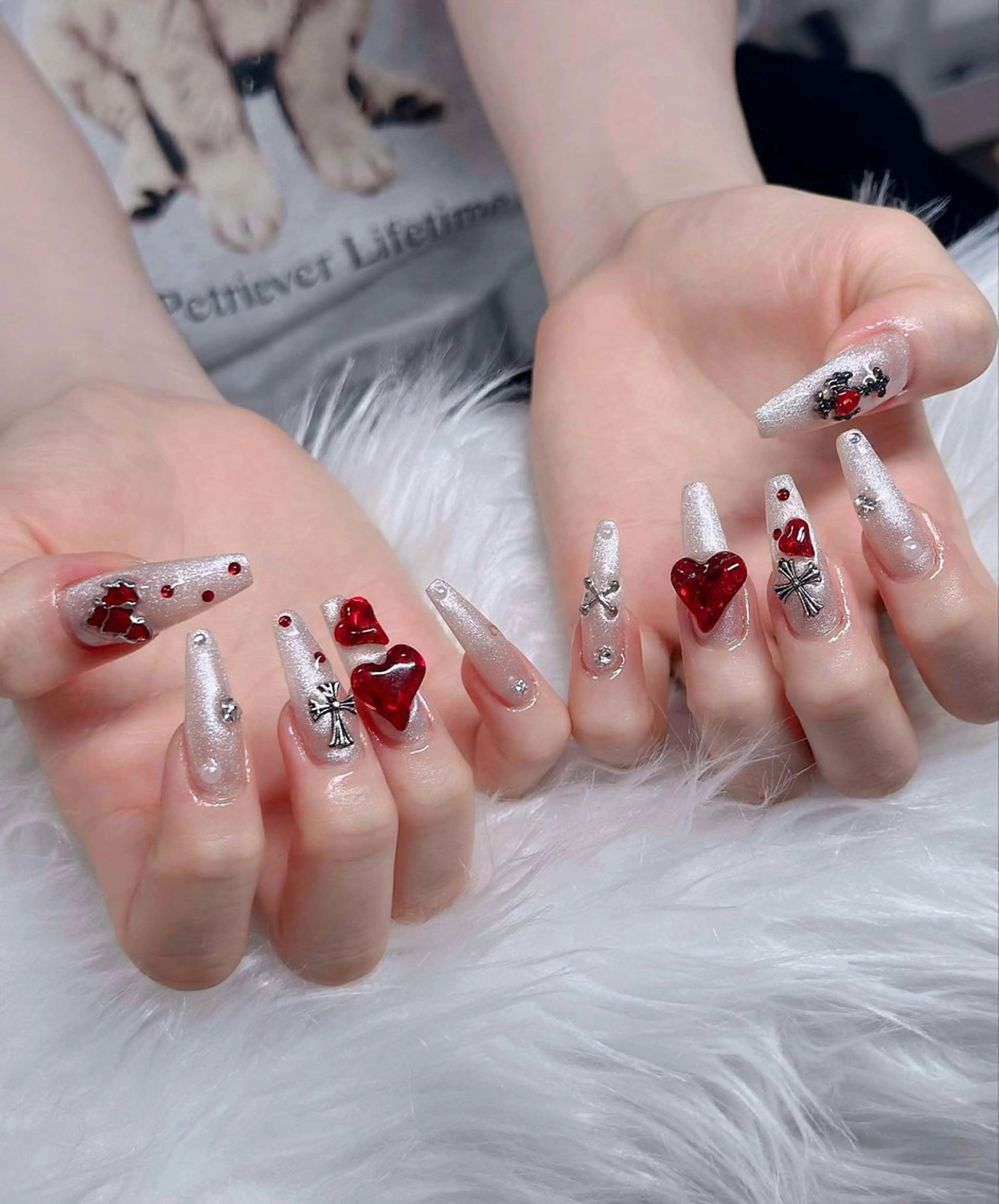 ネイル オーロラネイル フレンチネイル ジェルネイル ハロウィン キラキラネイル ハンドネイル H.baby Nail Salonのネイルデザイン