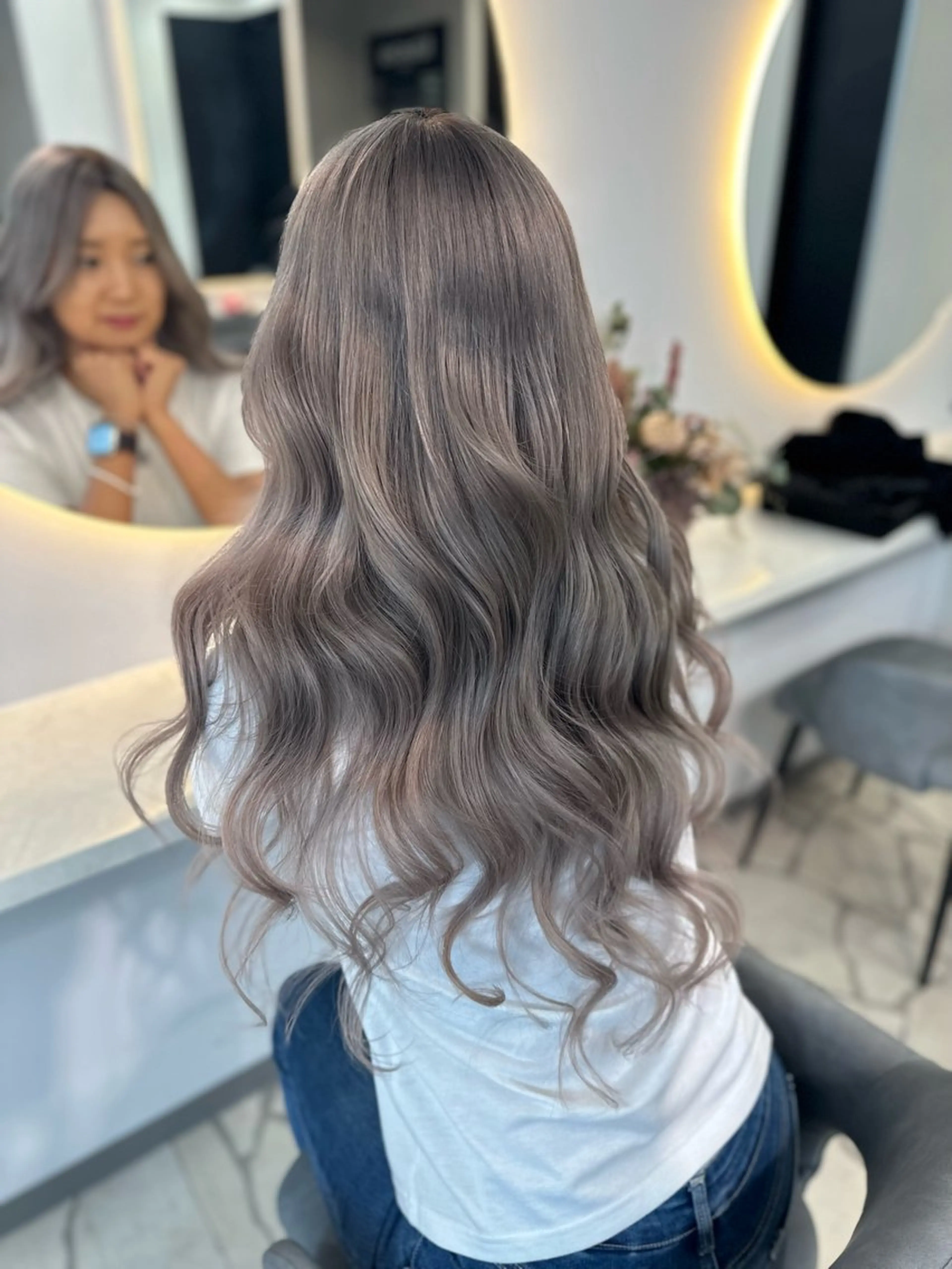 セミロング シールエクステ エクステ 店長山田 やまでぃーのヘアスタイル