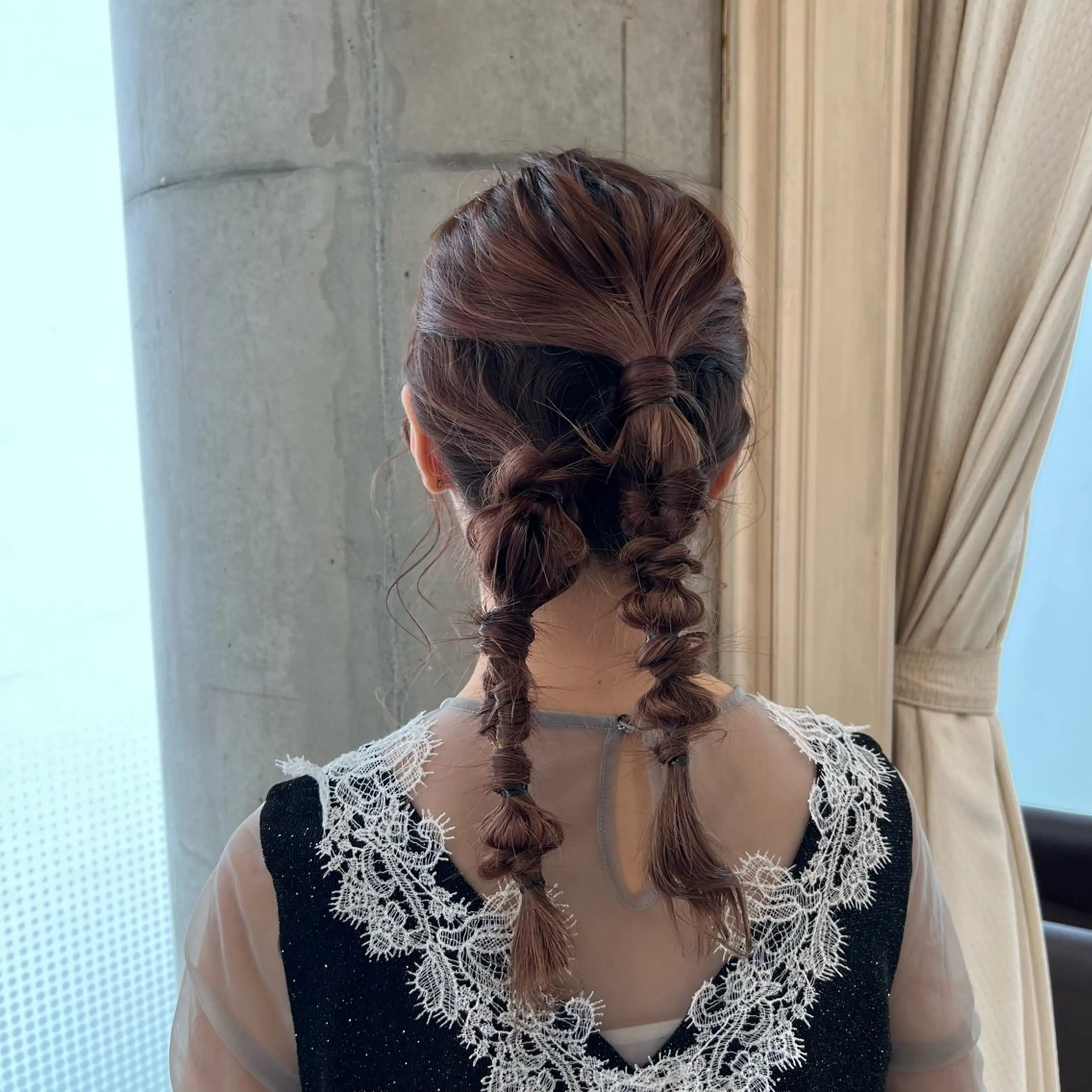 ロング ヘアアレンジ ヘアセット SALOWIN川崎WEST店所属・🌷川崎/アレンジ/ 暖色ボブ/コトネ🌷のヘアスタイル