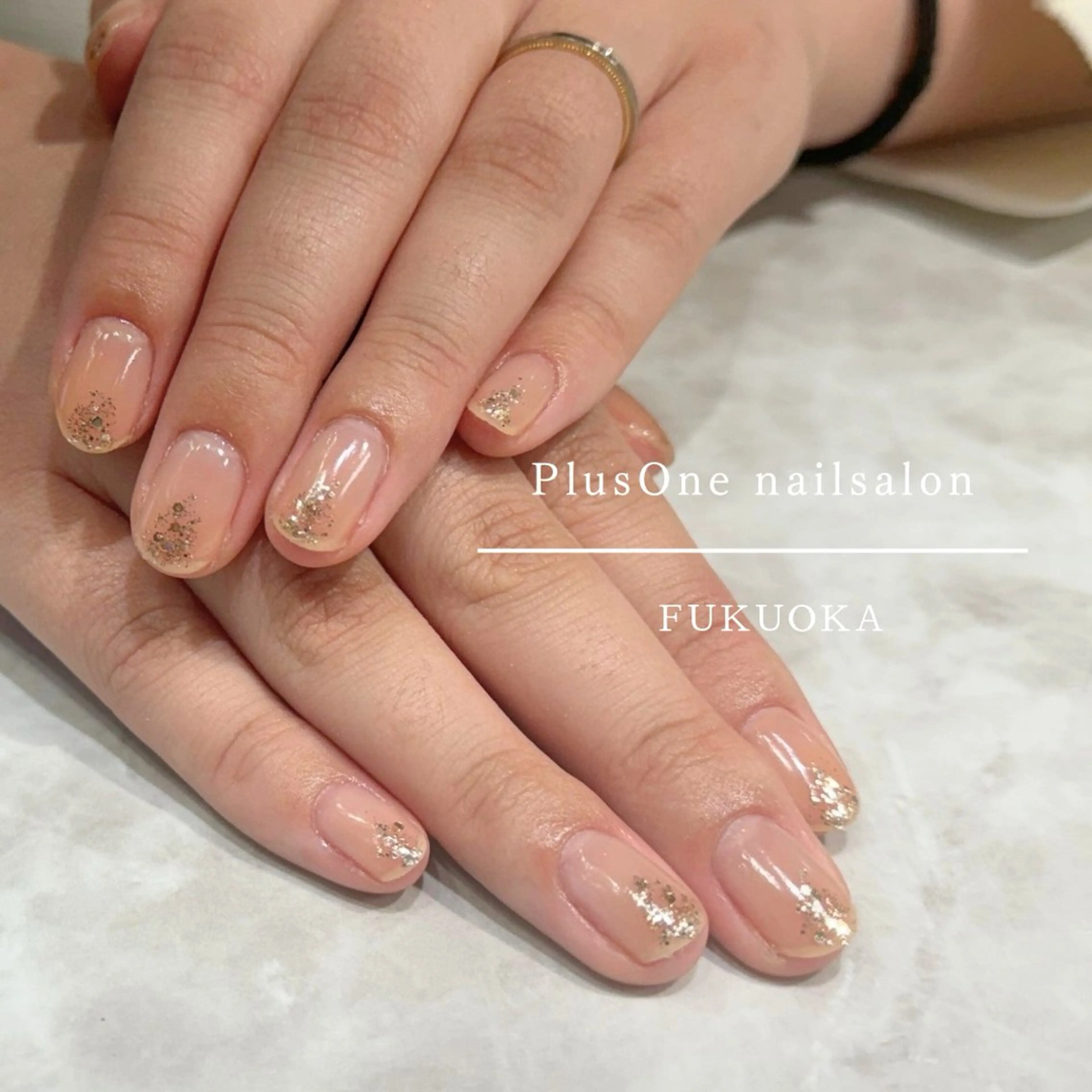 ネイル アートネイル ジェルネイル 韓国ネイル ラメ(グリッター) ラメグラデーション ハンドネイル PlusOnenailsalon所属・粕屋ネイル＆耳つぼ 🫧Natsumiのネイルデザイン