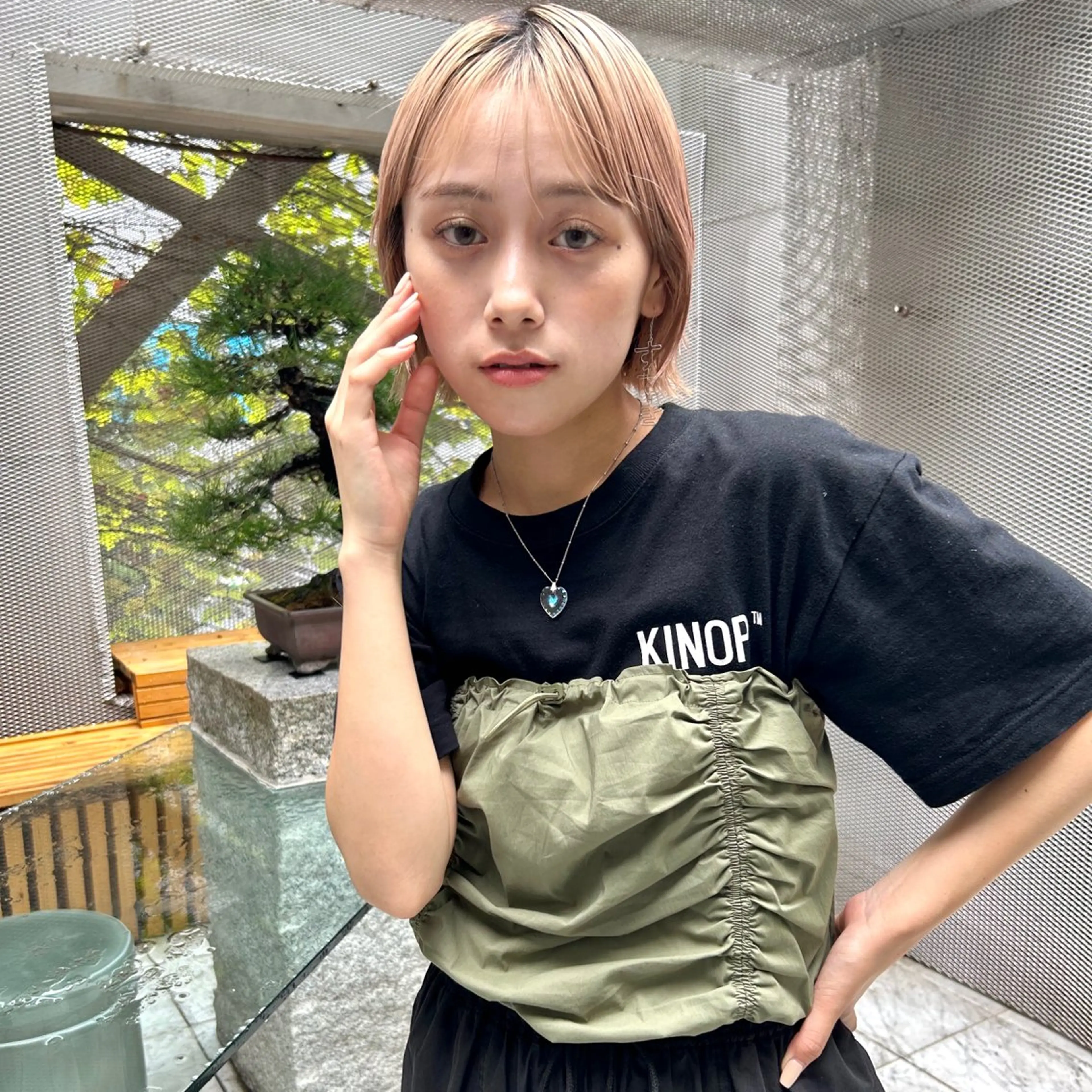 ミディアム カラー ヘアカラー トリートメント mood tatemachiのヘアスタイル