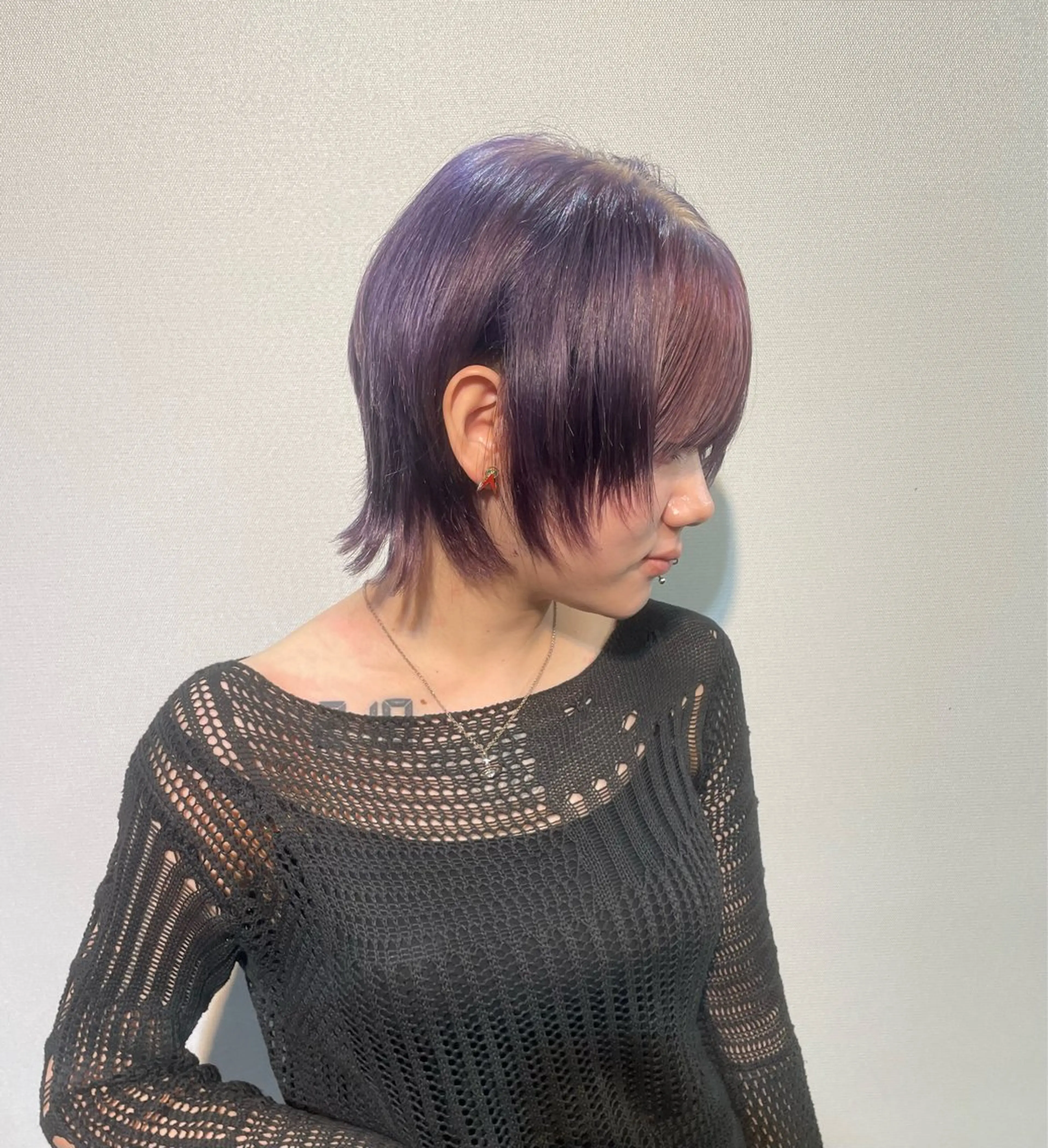 カラー バイオレットカラー ヘアカラー Null所属・残留しないハイトーン 🎀マホのヘアスタイル