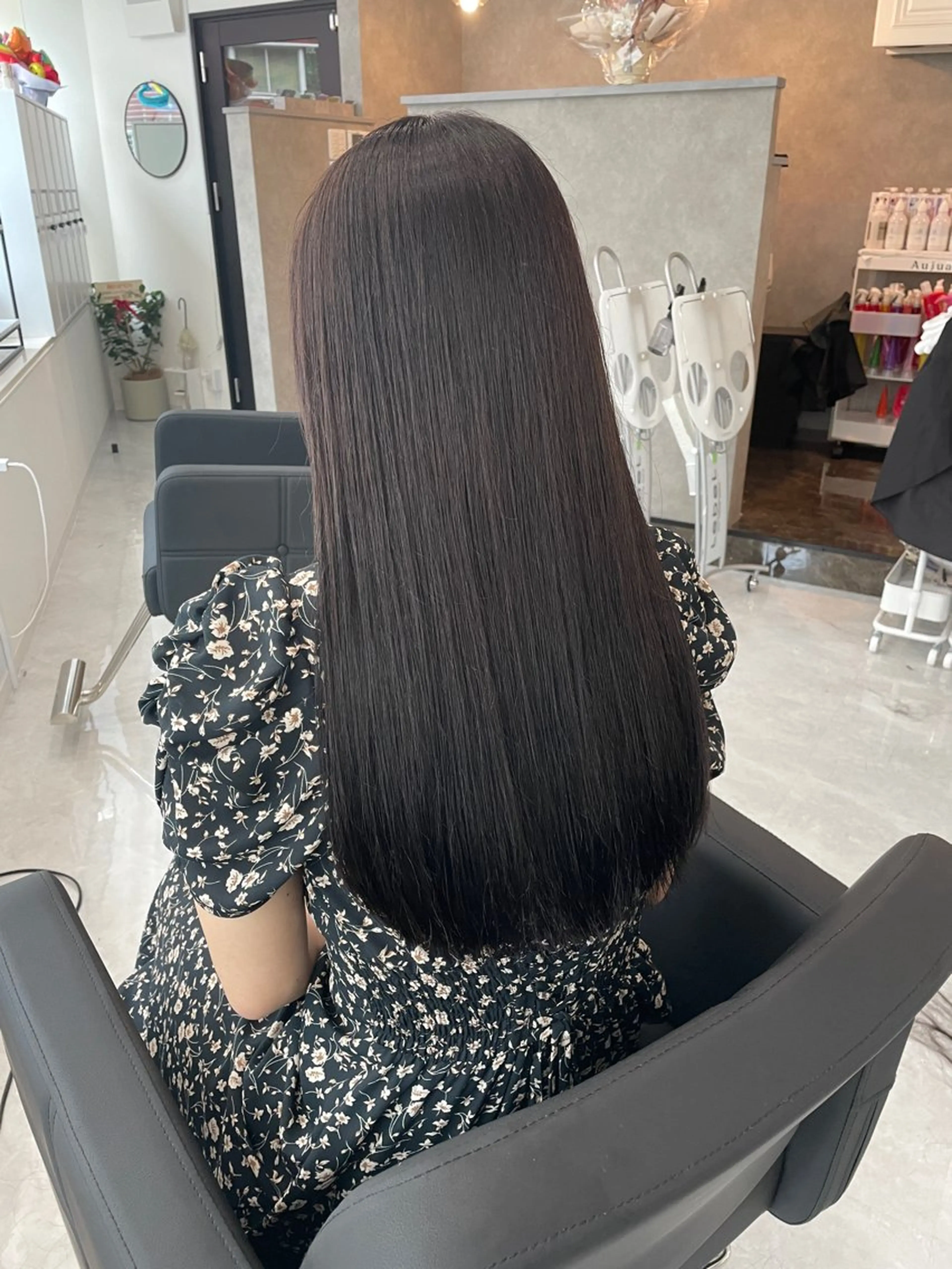 ロング カラー カット ヘアカラー Hana ♡ marshu梅田のヘアスタイル