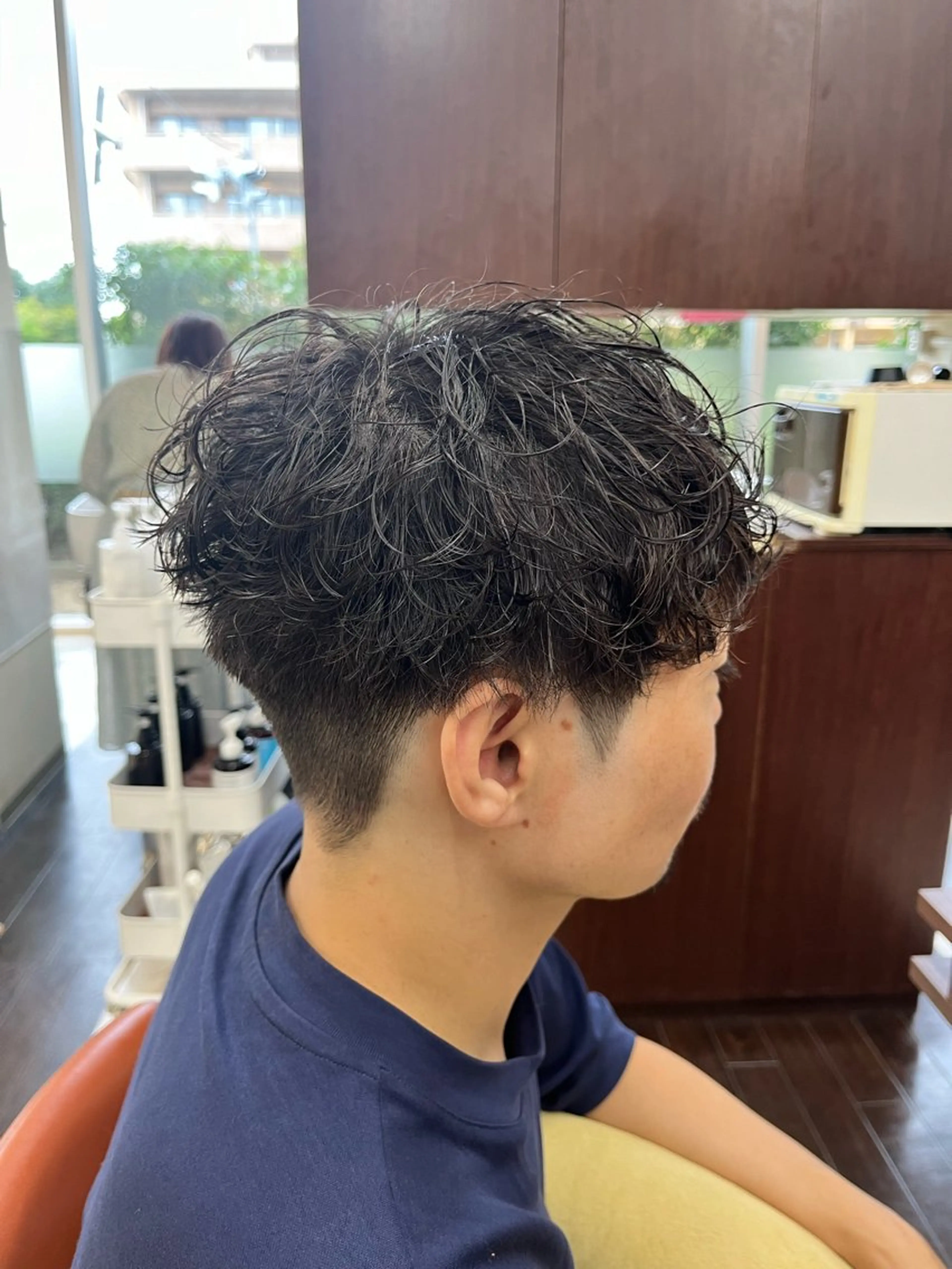 ショート パーマ メンズ マッシュ メンズパーマ AROH men's cut&men's perm 船橋店所属・🧊メンズ特化🧊 高木航希のヘアスタイル