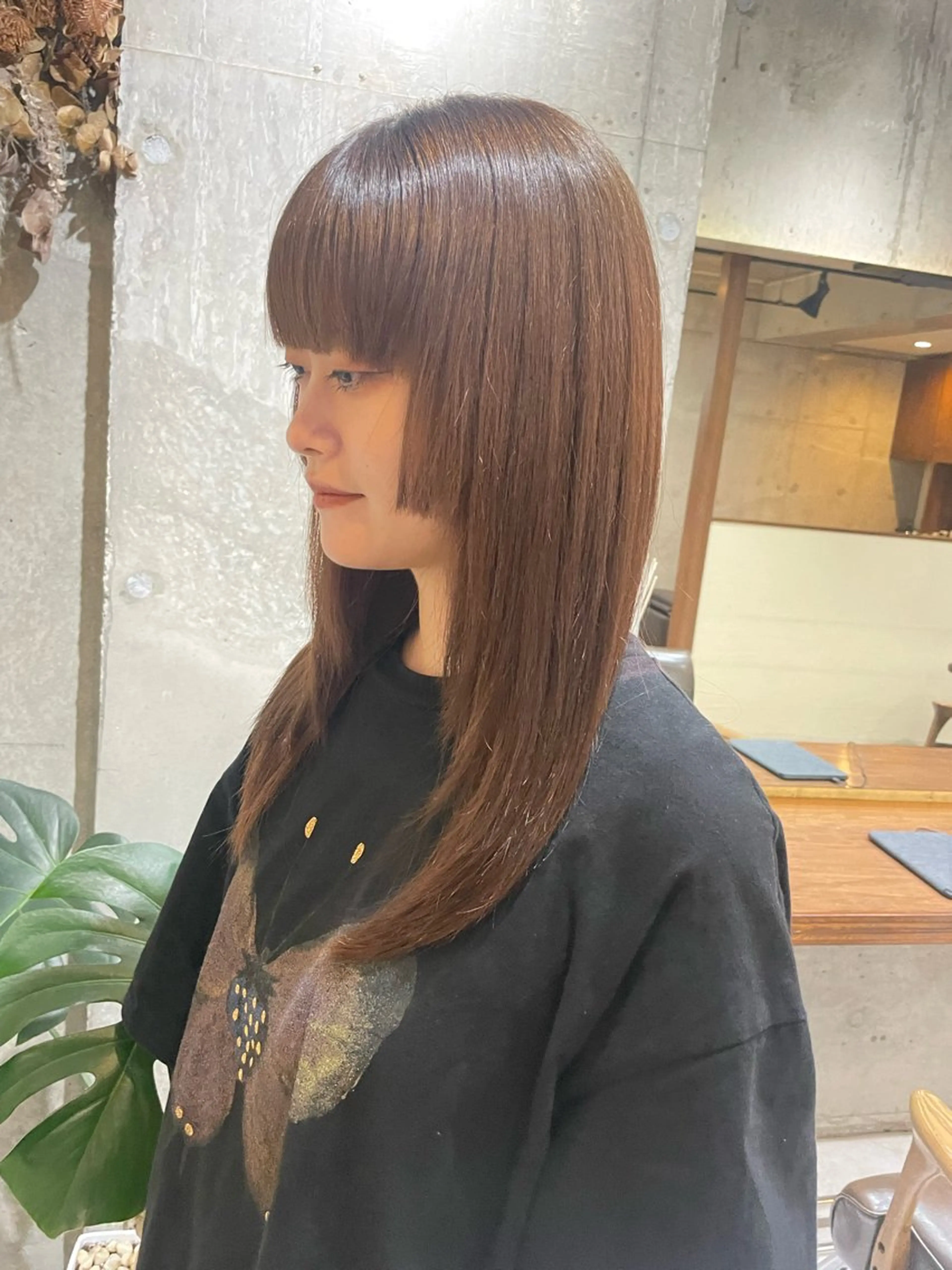 セミロング カット ami🍊hair salon soilのヘアスタイル