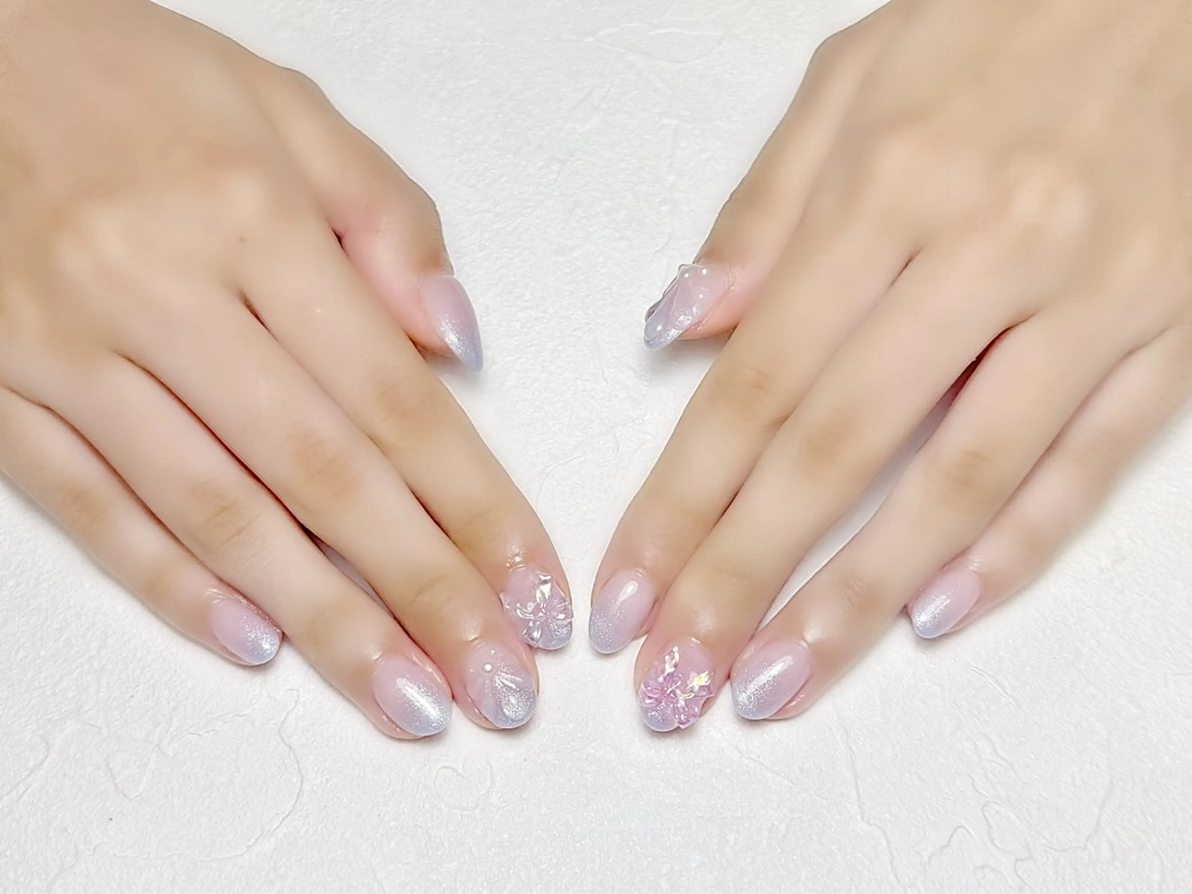 ネイル グラデーション ラメ(グリッター) 夏ネイル rouse nail RISATOのネイルデザイン