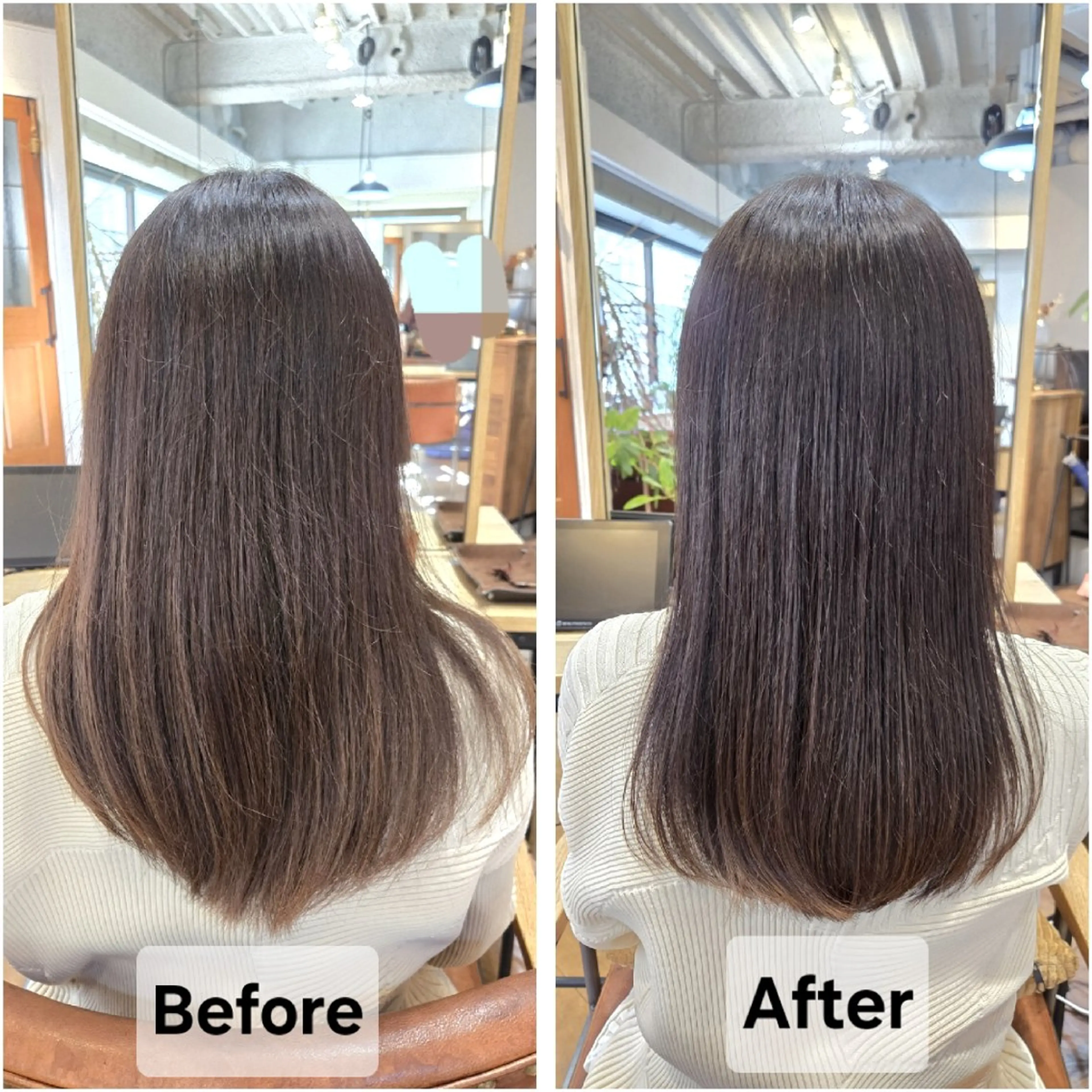 セミロング knoll所属・銀座knoll🌿 【平日朝限定cut】のヘアスタイル