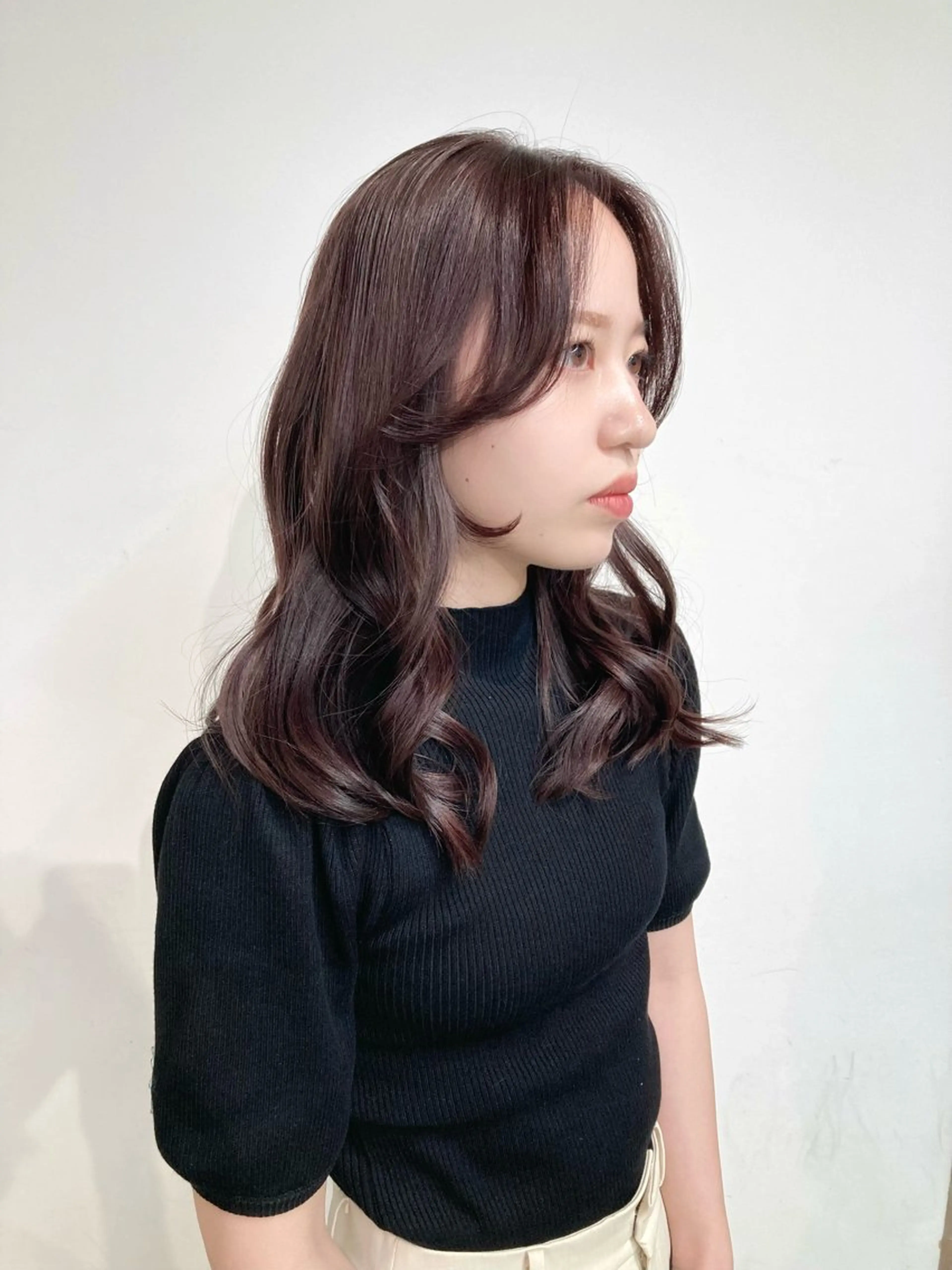 セミロング カラー ヘアカラー トリートメント ヘアセット ✂️似合わせの魔術師 石田一樹✂️のヘアスタイル