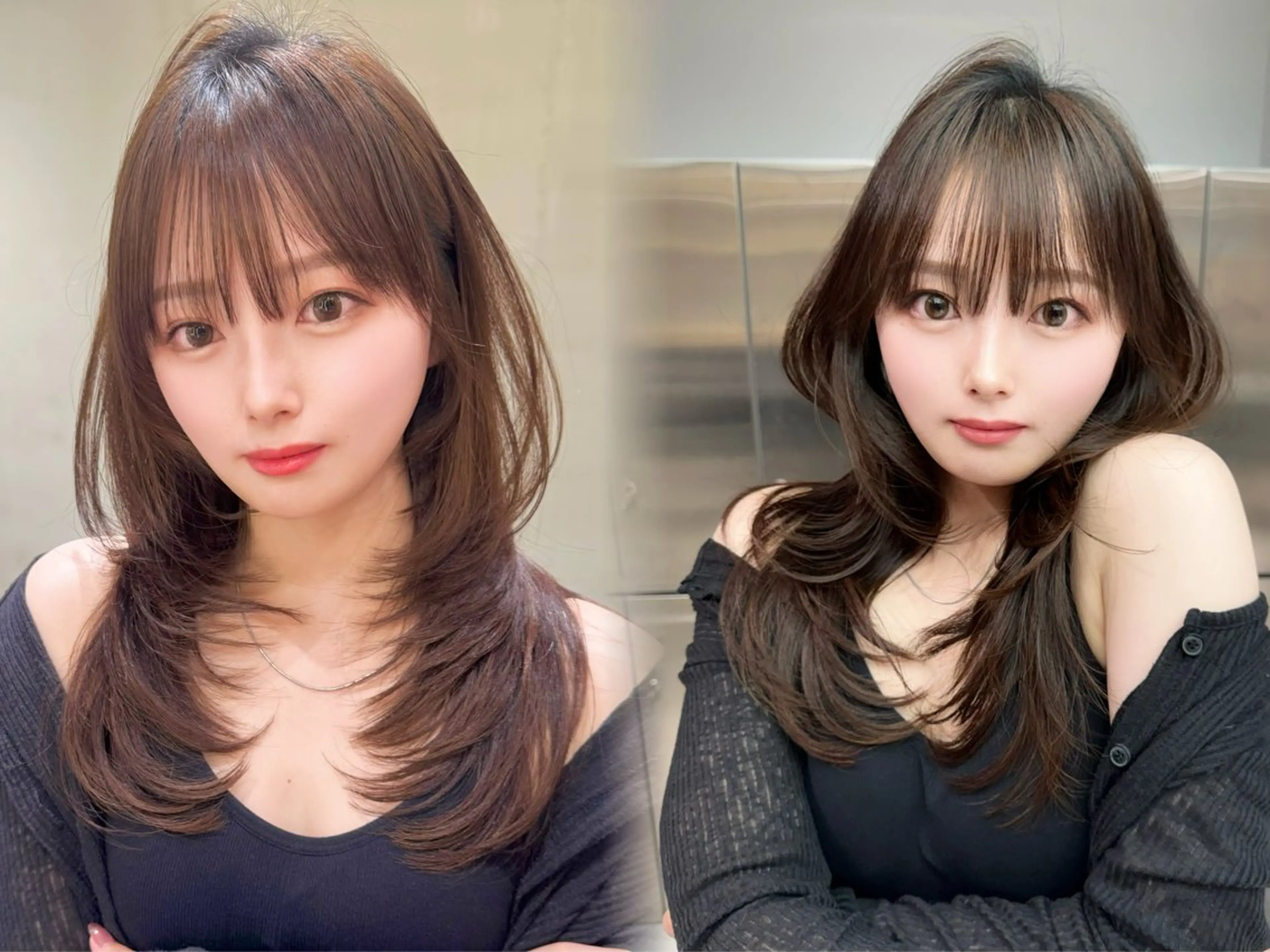 ロング カラー カット ヘアカラー トリートメント レイヤー/髪質改善 タケルのヘアスタイル