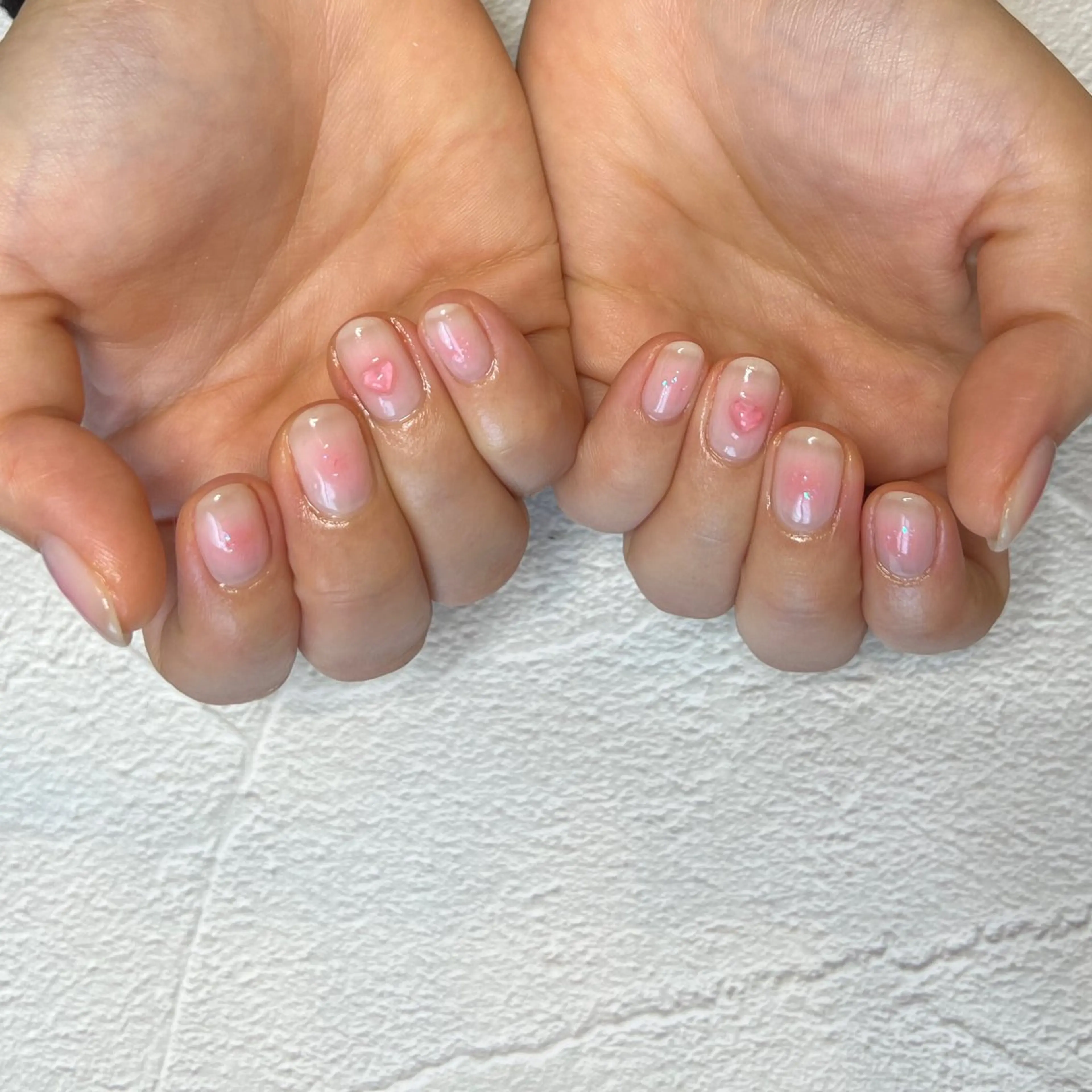 ネイル チークネイル Ri.nail オクマトモカのネイルデザイン