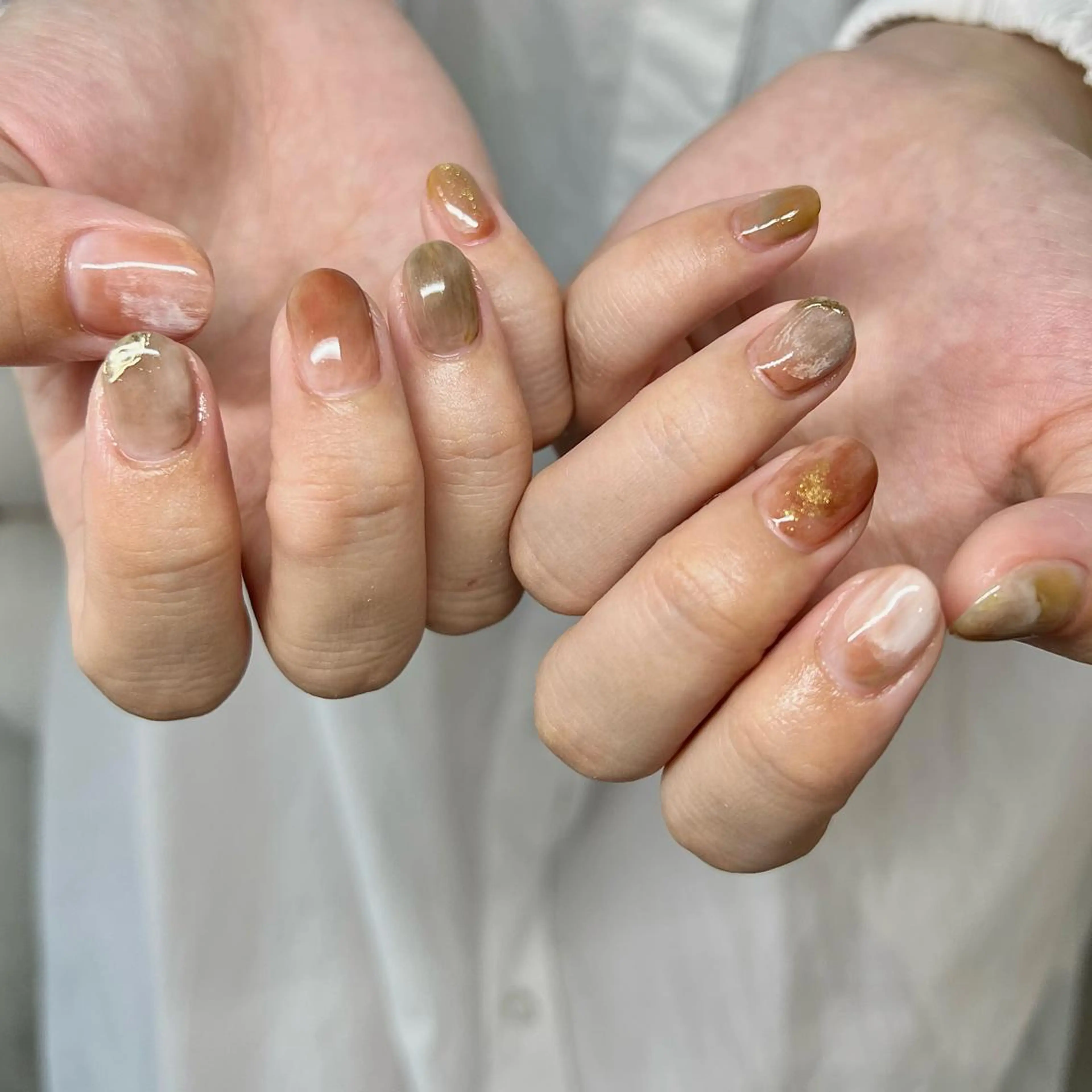 ショート ネイル ハンドネイル REVIA_nail maiのネイルデザイン