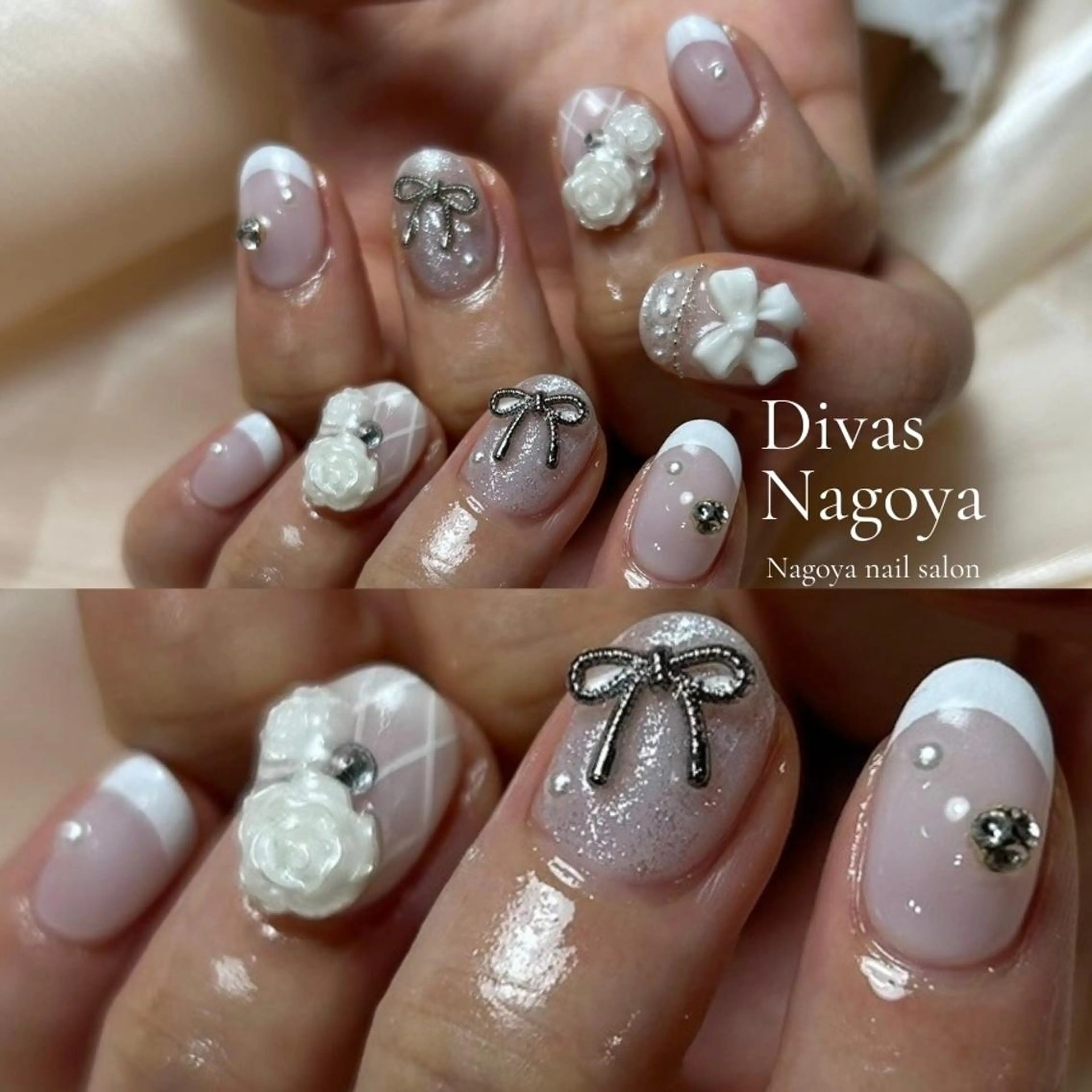 ネイル アートネイル 韓国ネイル マットネイル ミラーネイル ニュアンスネイル ハンドネイル 💕Dig.nail Hideyo🌸のネイルデザイン