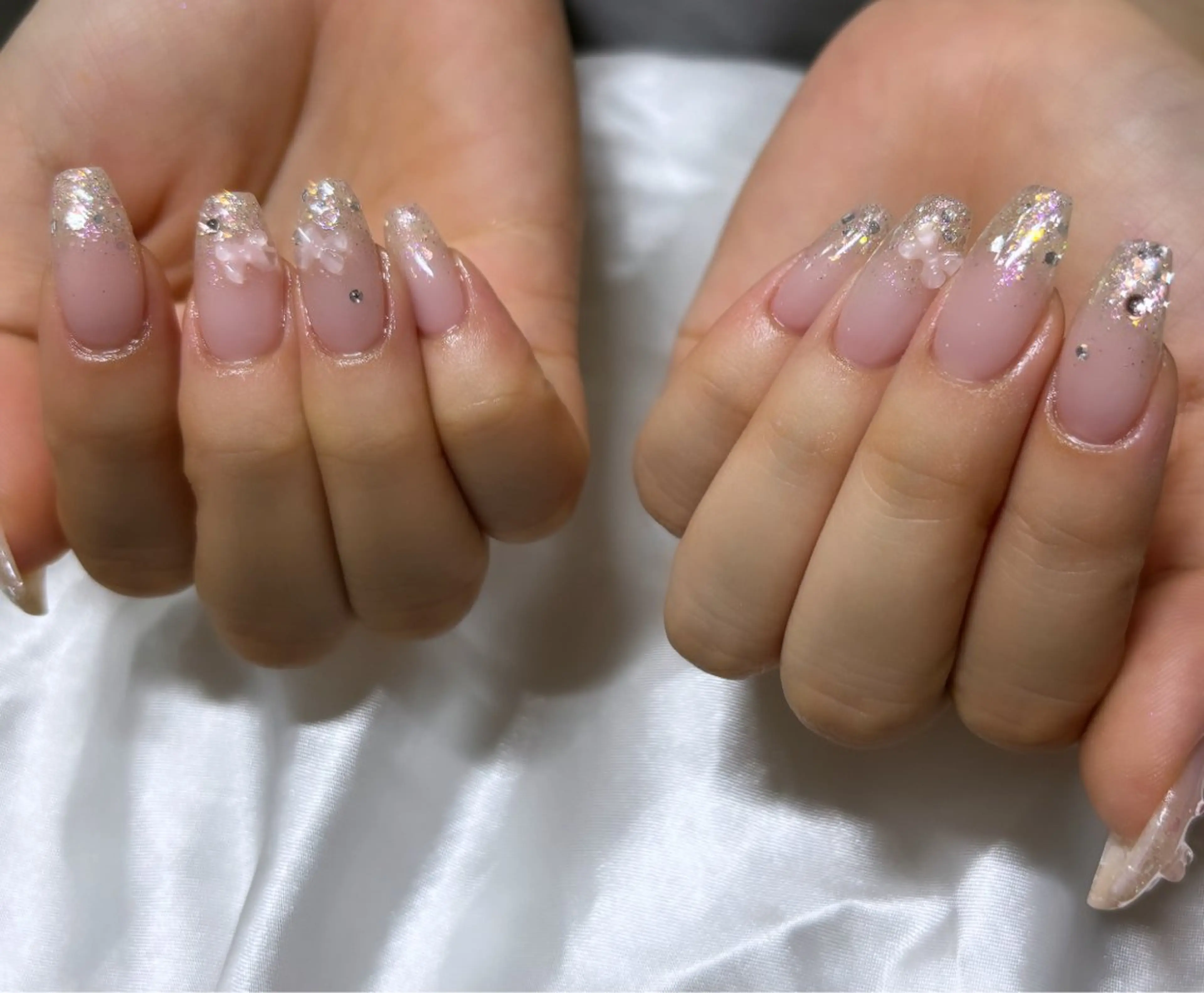 ネイル ラメ(グリッター) ラメグラデーション ハンドネイル nail salon Tal『タル』所属・nail salon Talのネイルデザイン