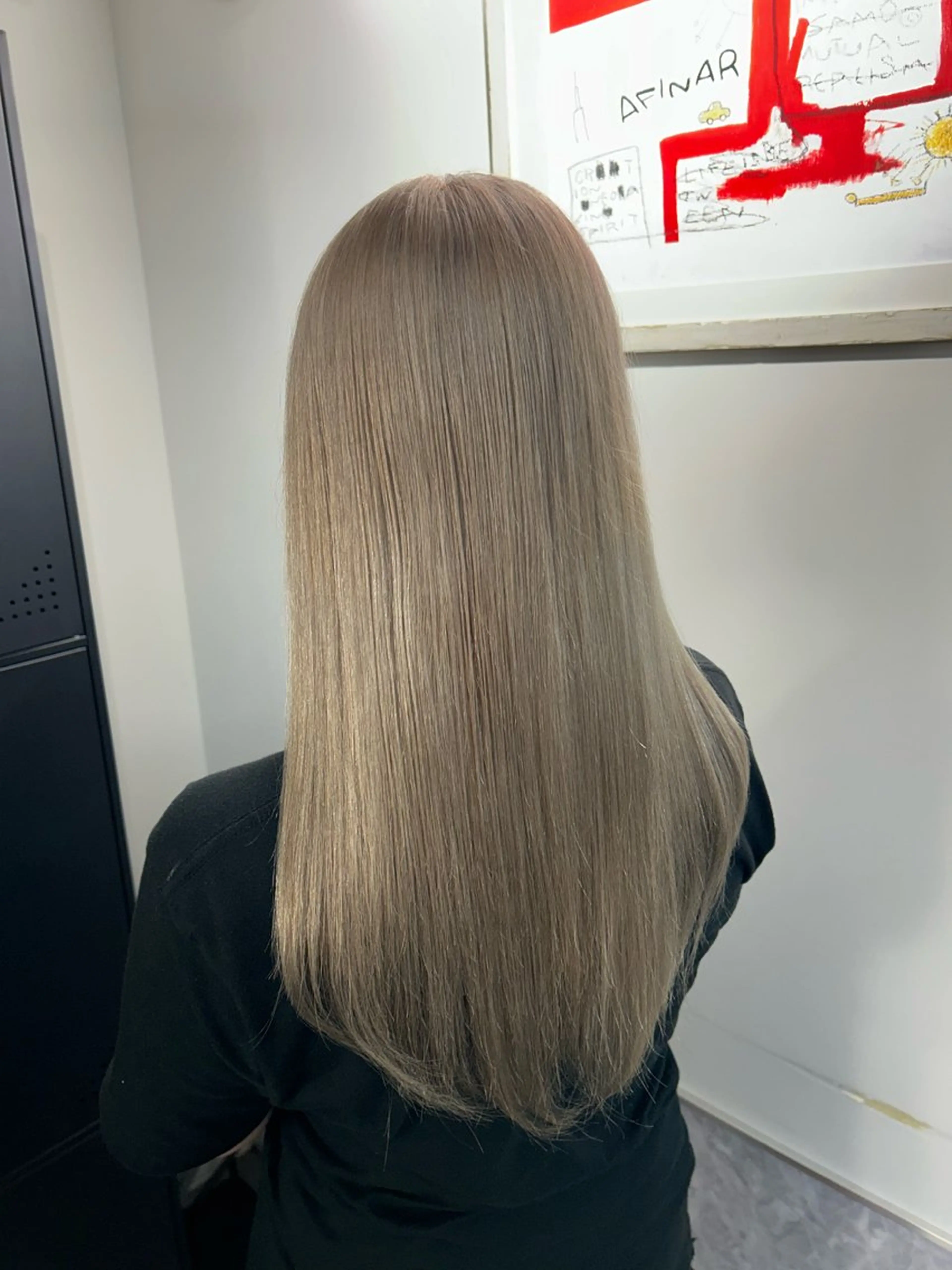 ブリーチオンカラーの写真