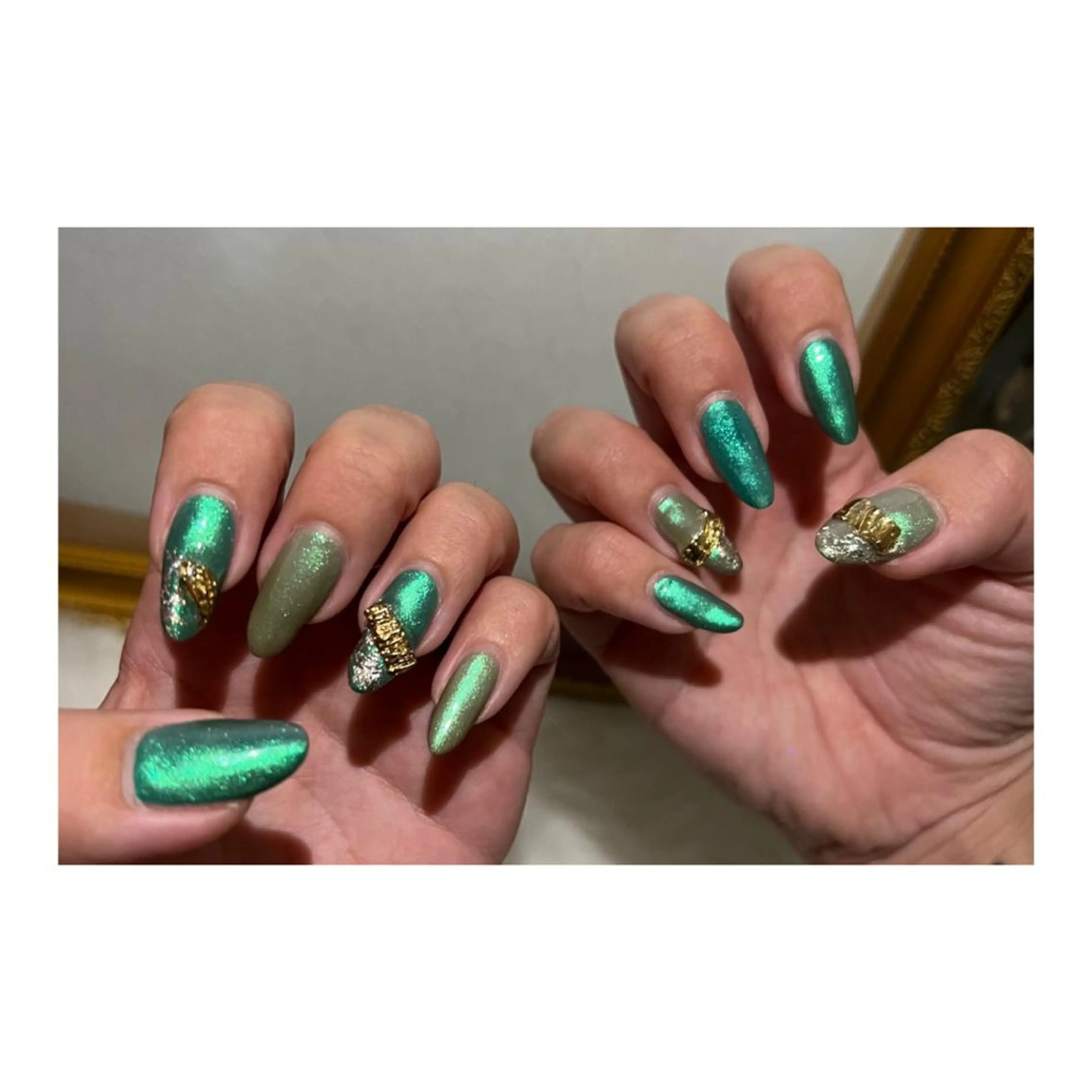 ネイル ハンドネイル M nail 個人サロン𓆉♥︎のネイルデザイン