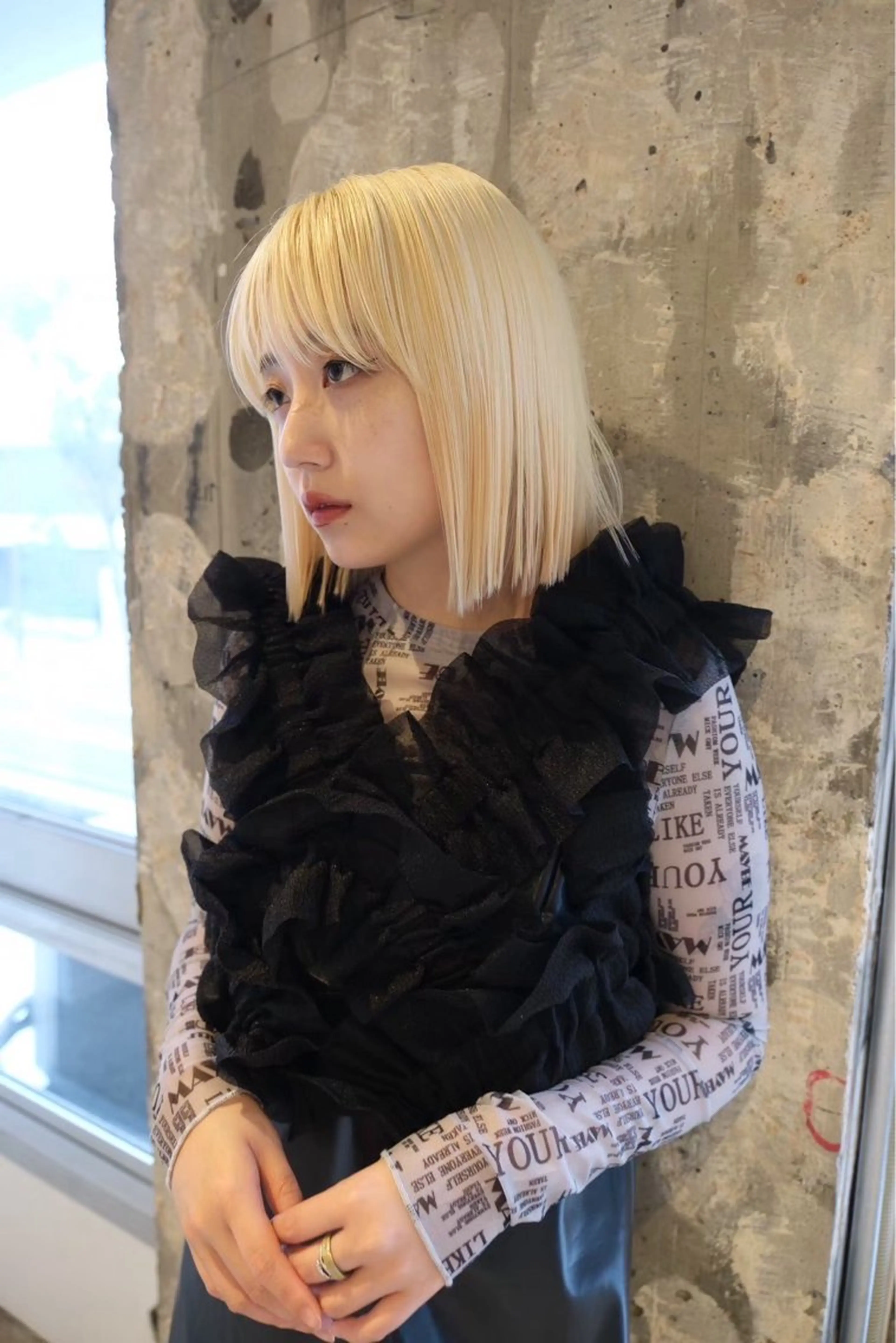 ショート Tsukasa/ 透明感 　寒色カラーのヘアスタイル