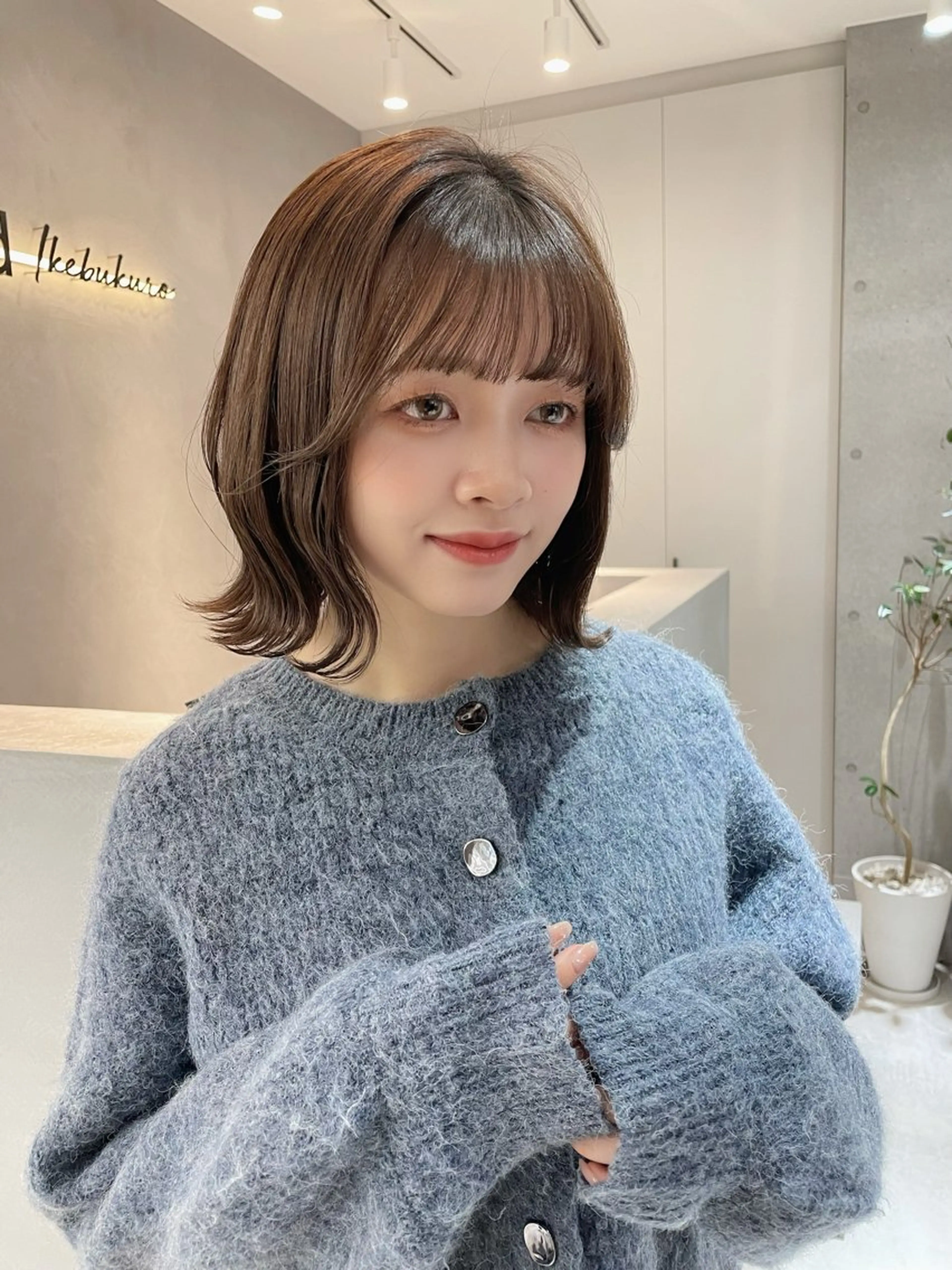 ショート ボブ 長めボブ オオクラ マオのヘアスタイル