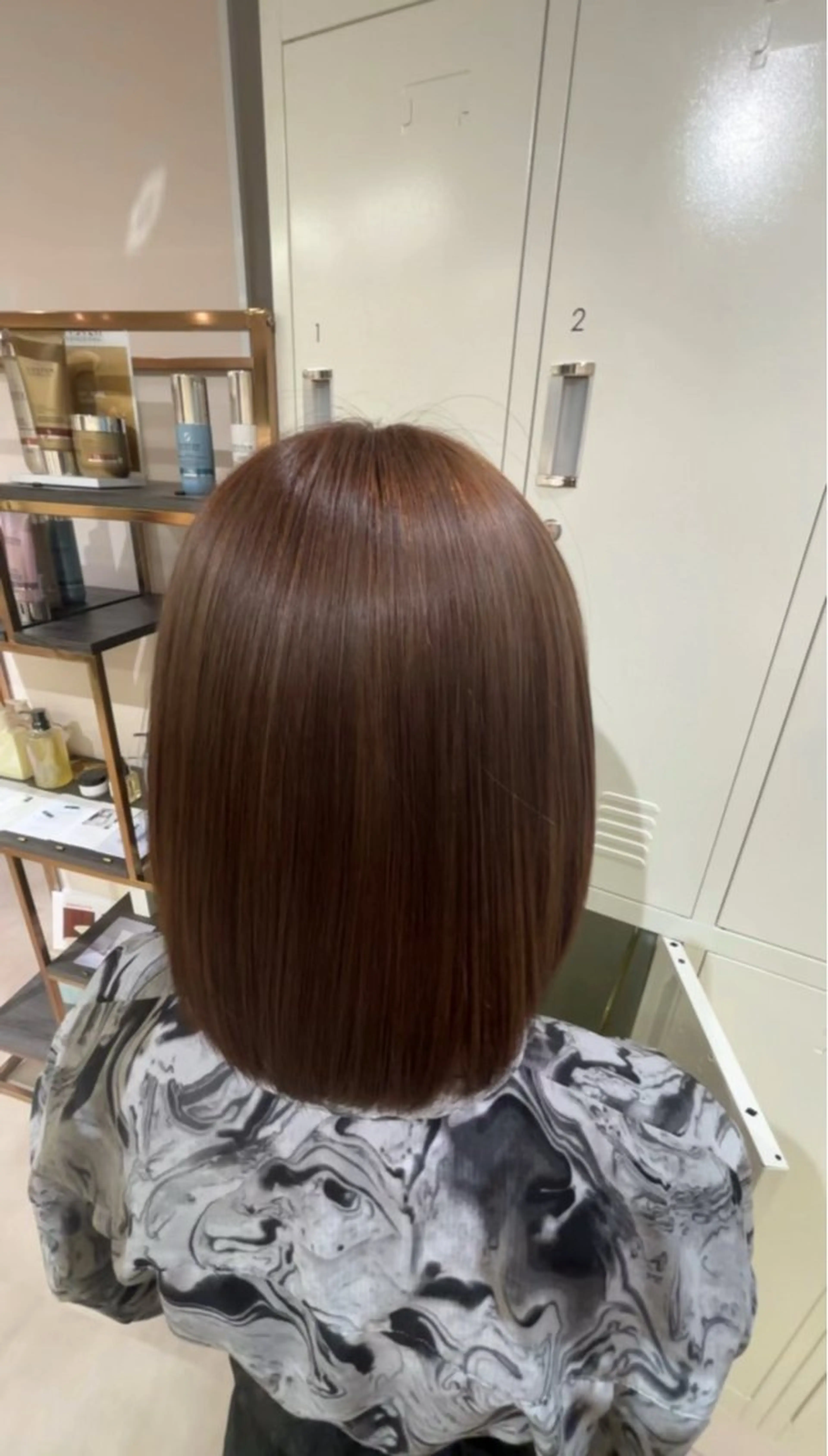 カラー ベージュカラー オリーブベージュ ヘアカラー 横浜石川町/艶カラー /AIiru ☘️のヘアスタイル