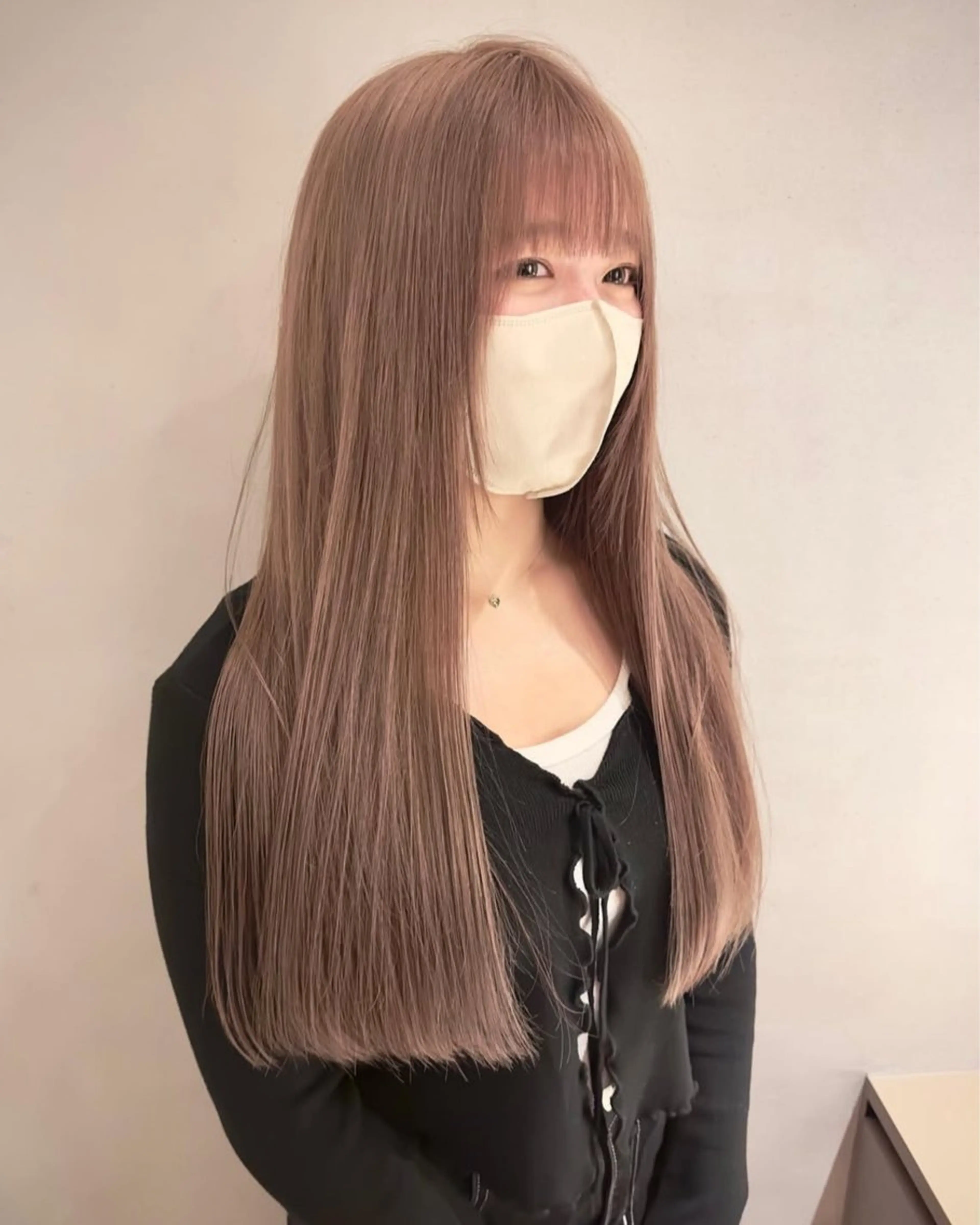 ロング カラー カット ヘアカラー ハイトーン・デザイン 🏆HINOKIのヘアスタイル