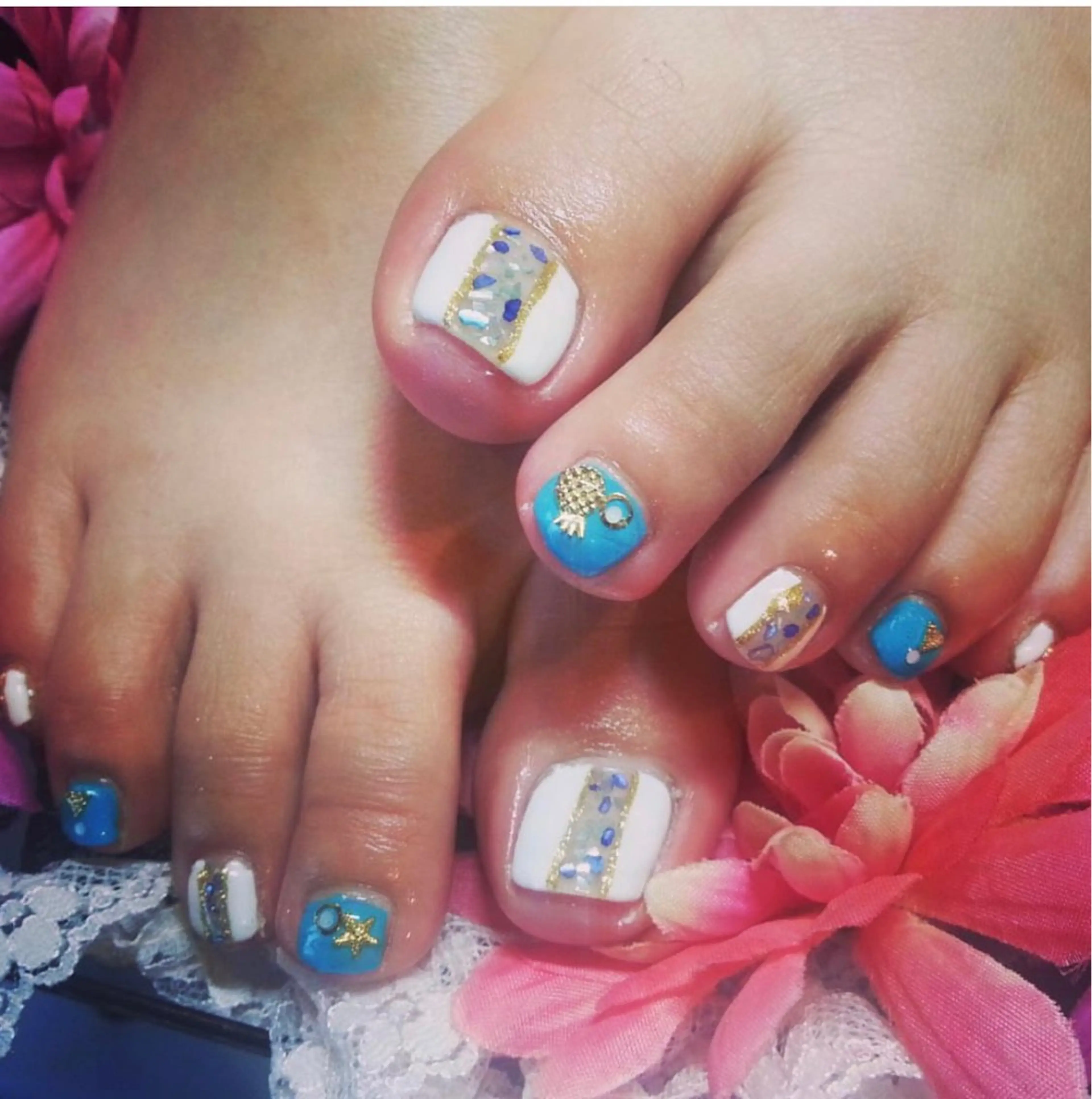ネイル フットネイル eyenailist NANAのネイルデザイン
