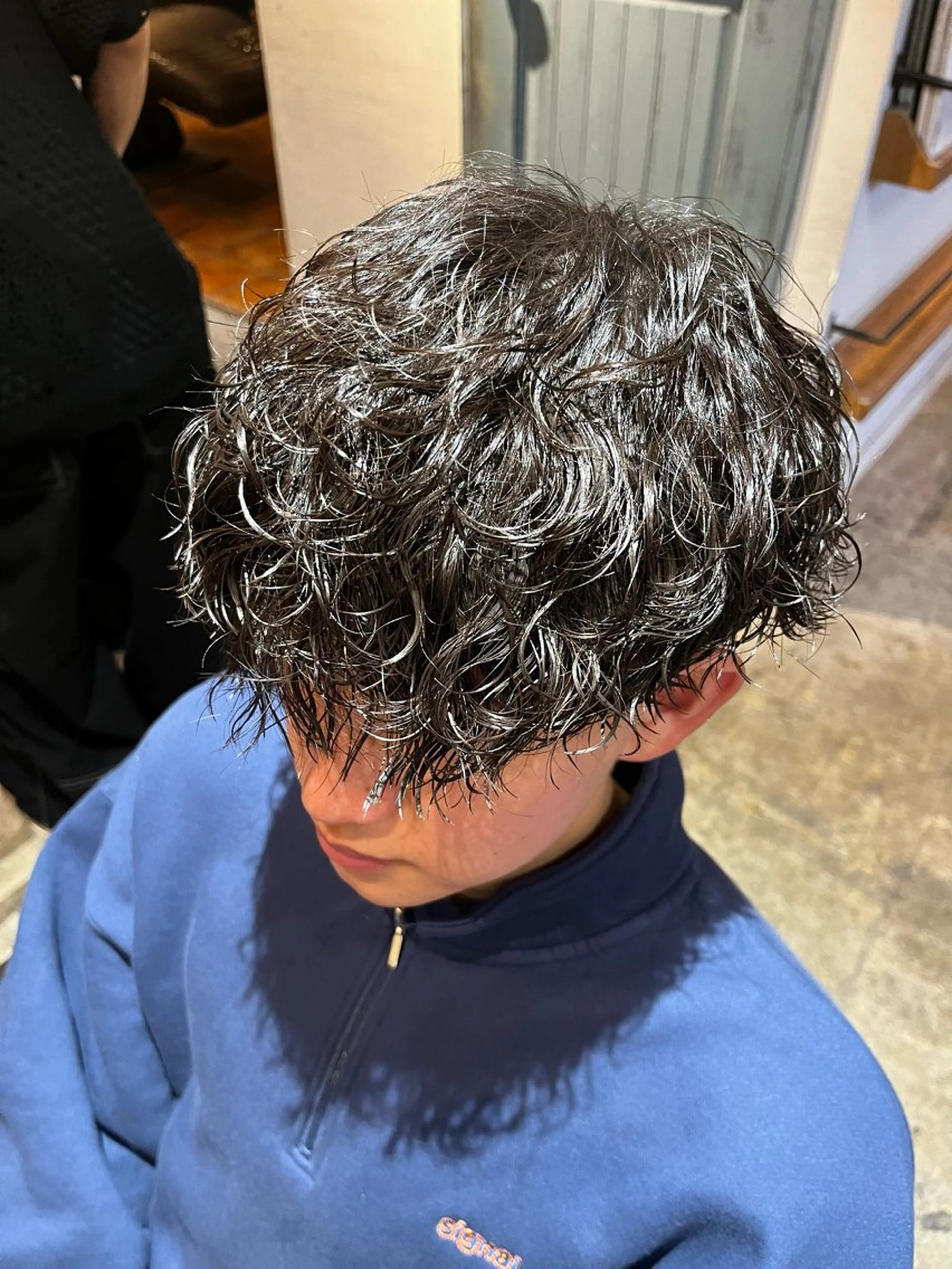 パーマ メンズ カット パーマ トリートメント ヘアセット 👑メンズパーマの 天才店長望月👑のヘアスタイル
