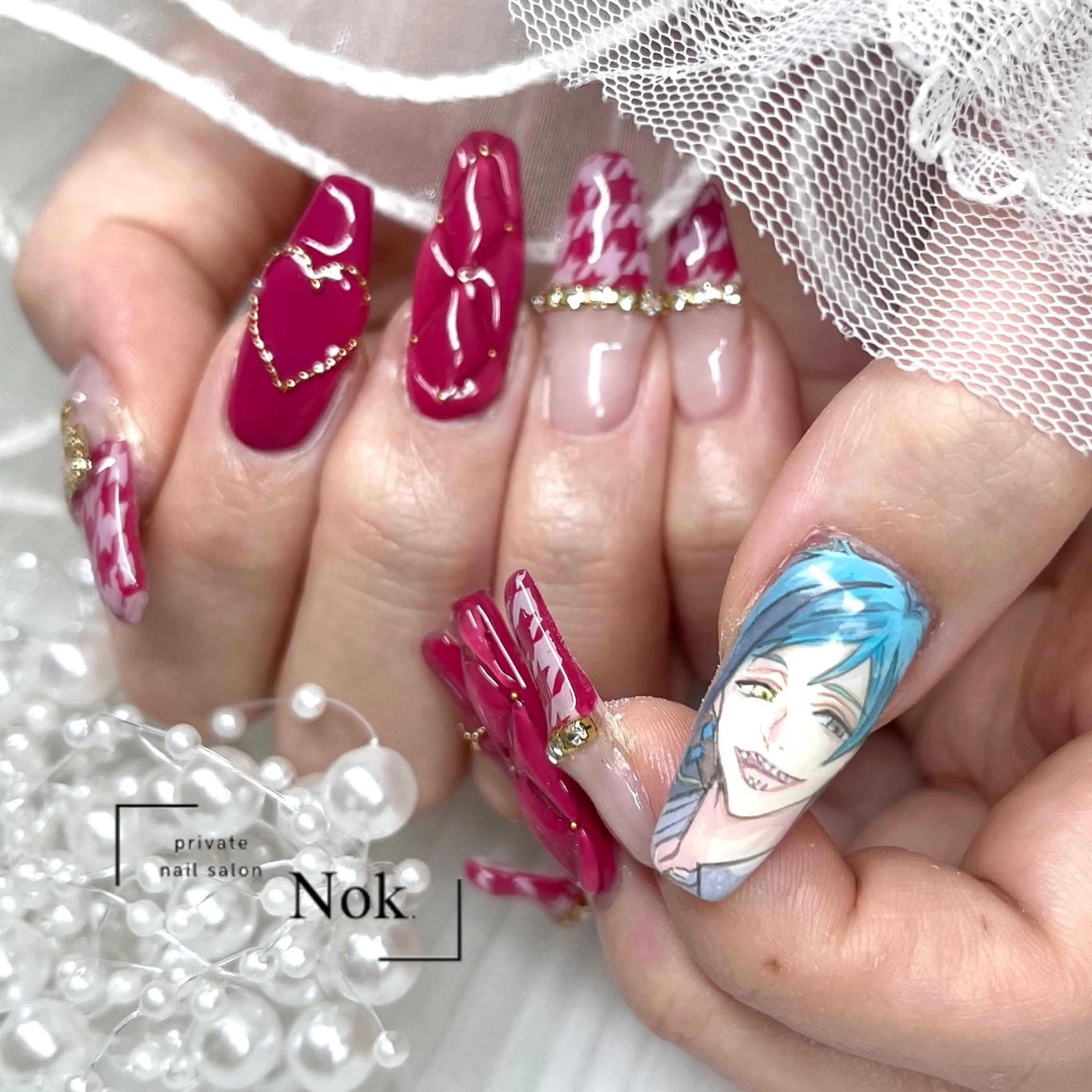 ネイル ハンドネイル 池袋痛ネイル Nok. 渡辺のネイルデザイン