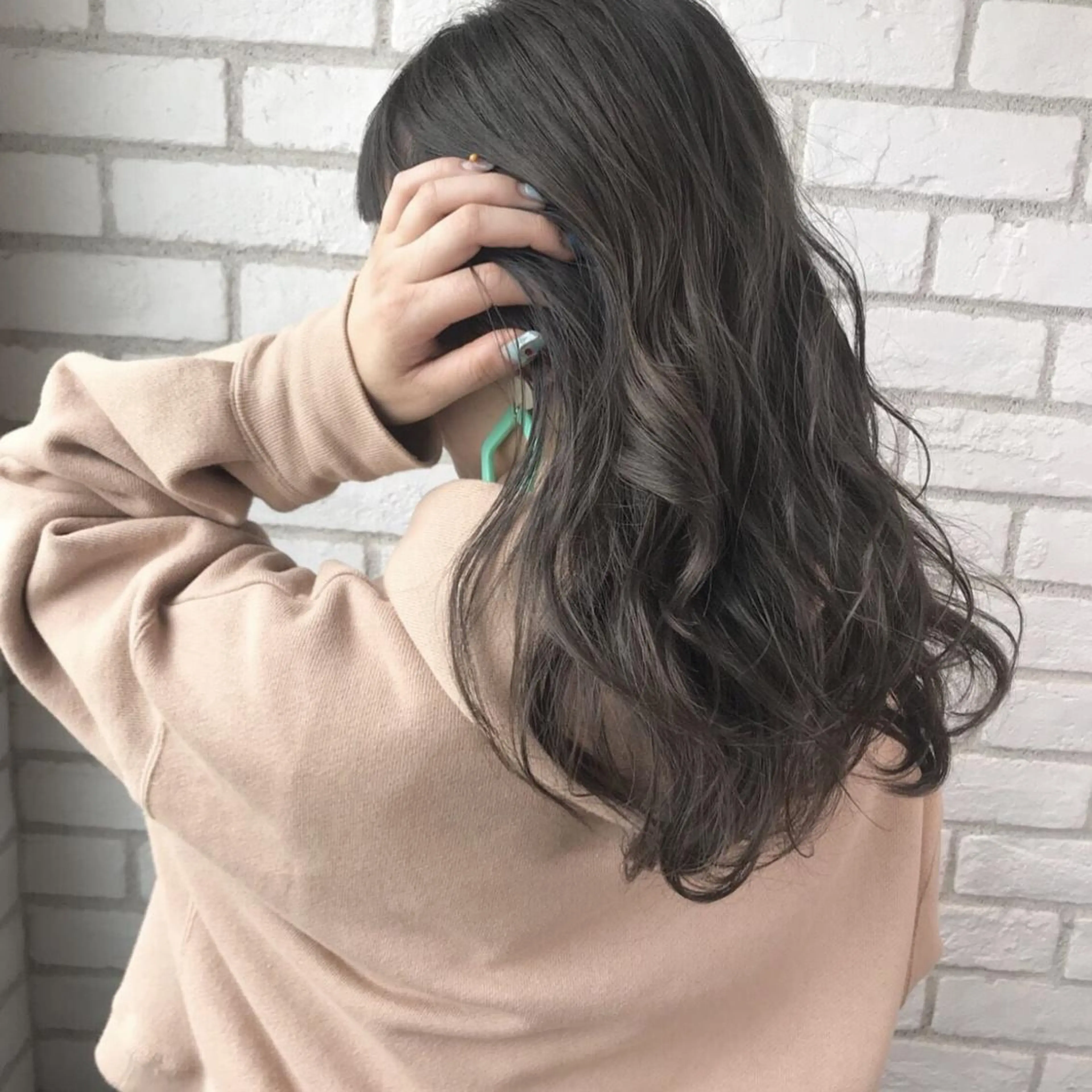 ミディアム Aloa透明感ヘア ♡kanami♡のヘアスタイル