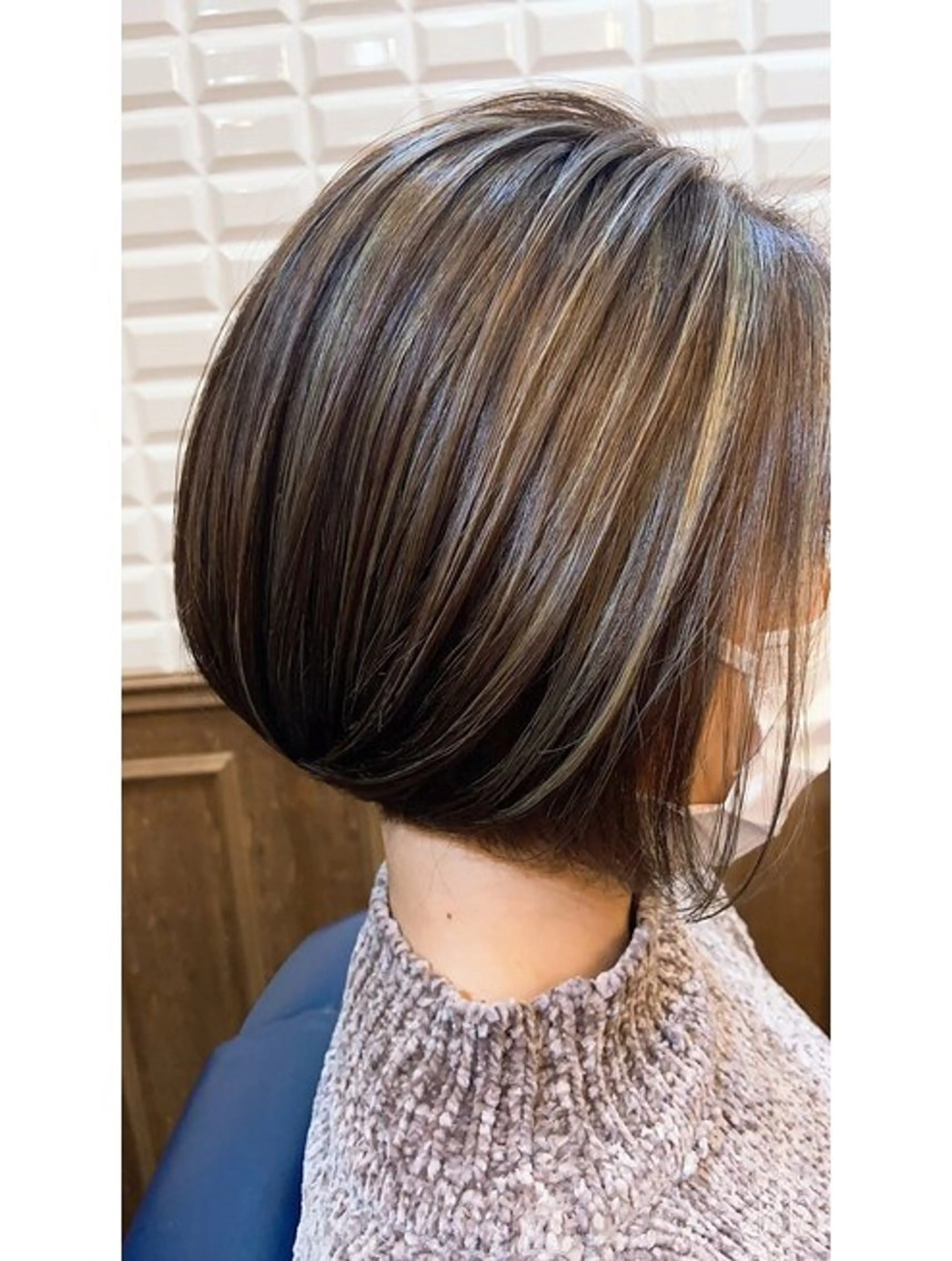 ショート カット lupinus中田 塩屋のヘアスタイル