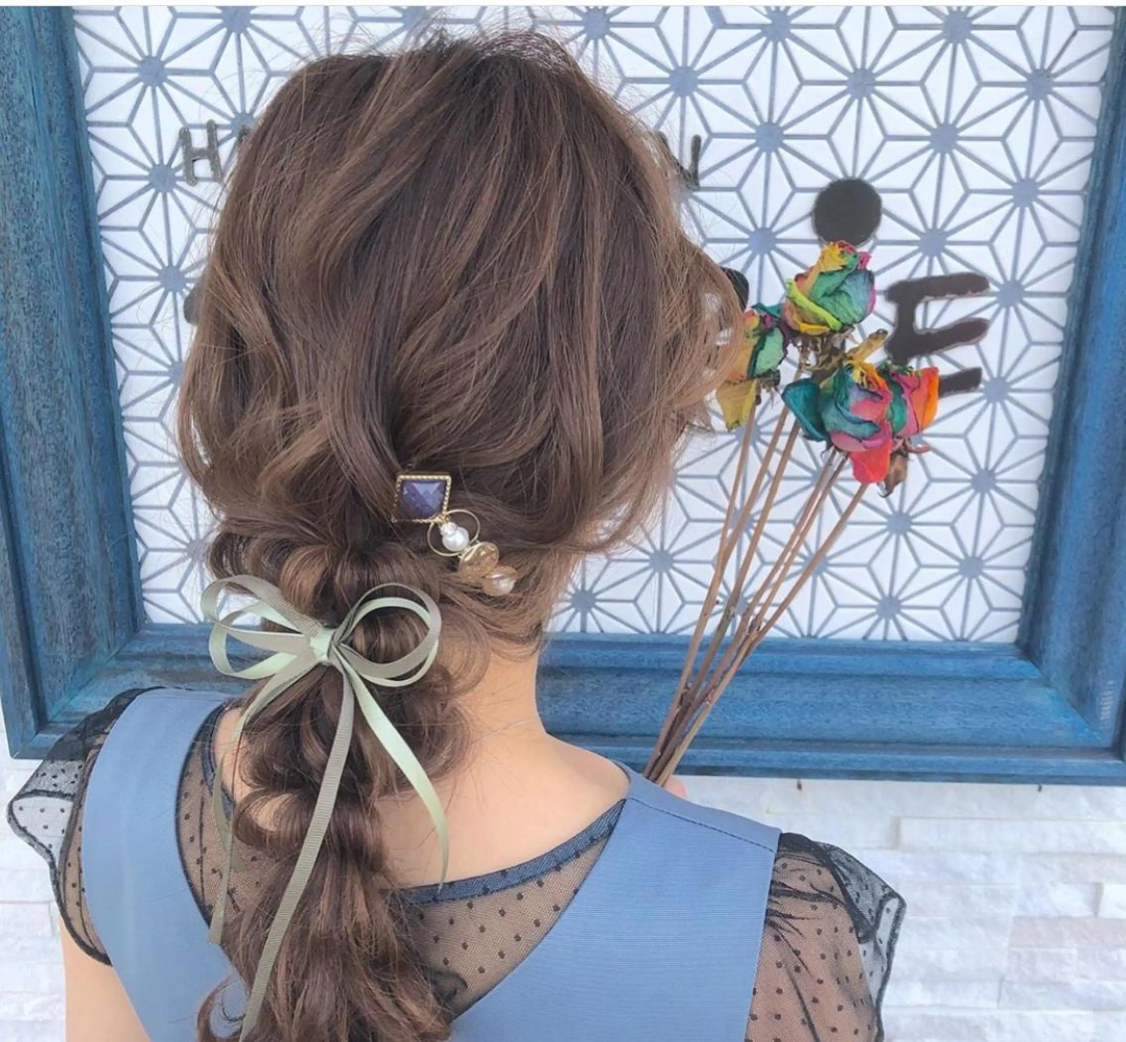 カラー ヘアアレンジ 美容室 ソンリエのヘアスタイル