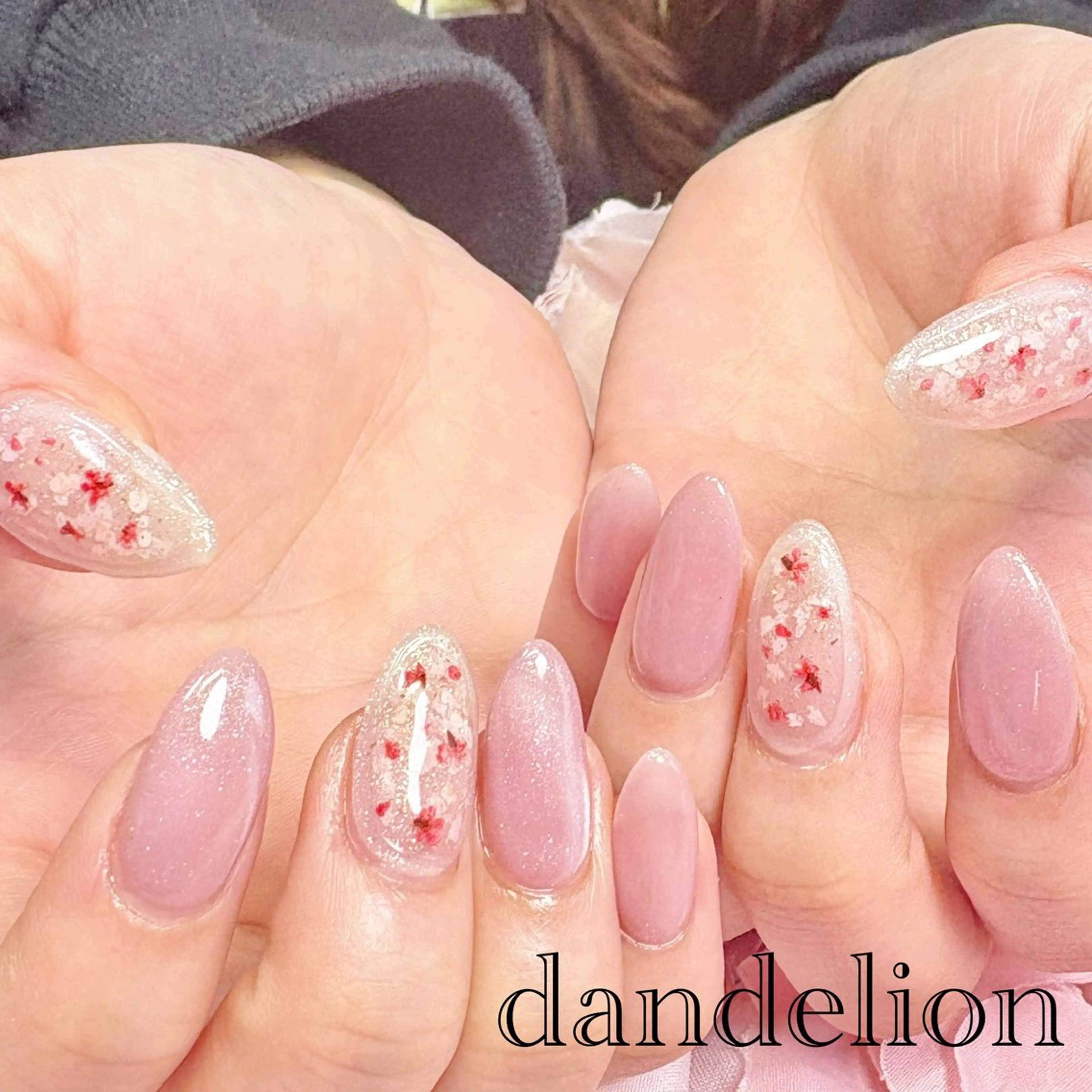 ネイル ハンドネイル ハンドケア dandelion ダンデライオンのネイルデザイン