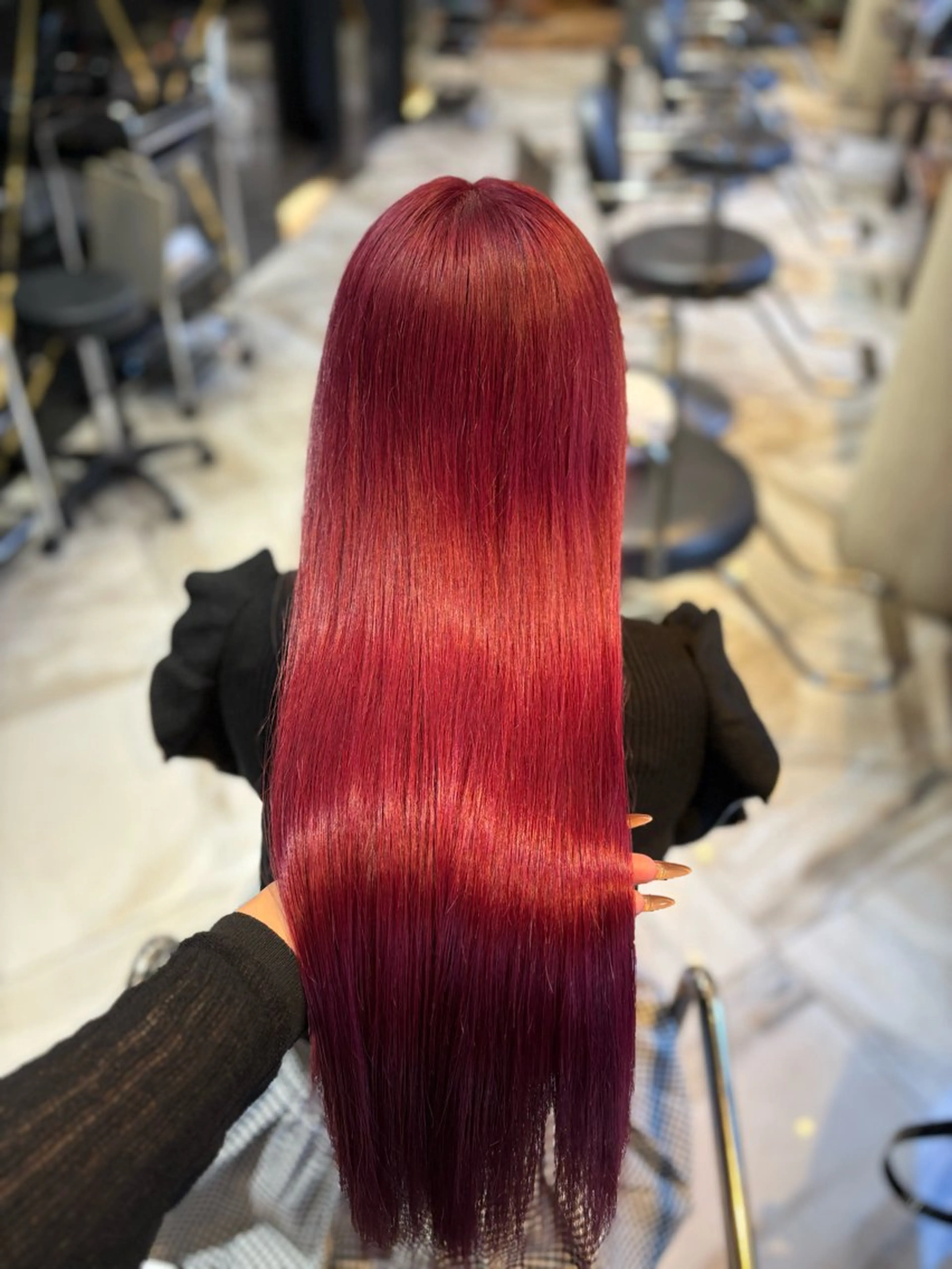 ロング カラー ブリーチ ヘアカラー 大阪 梅田/ ハイトーン/エクステのヘアスタイル