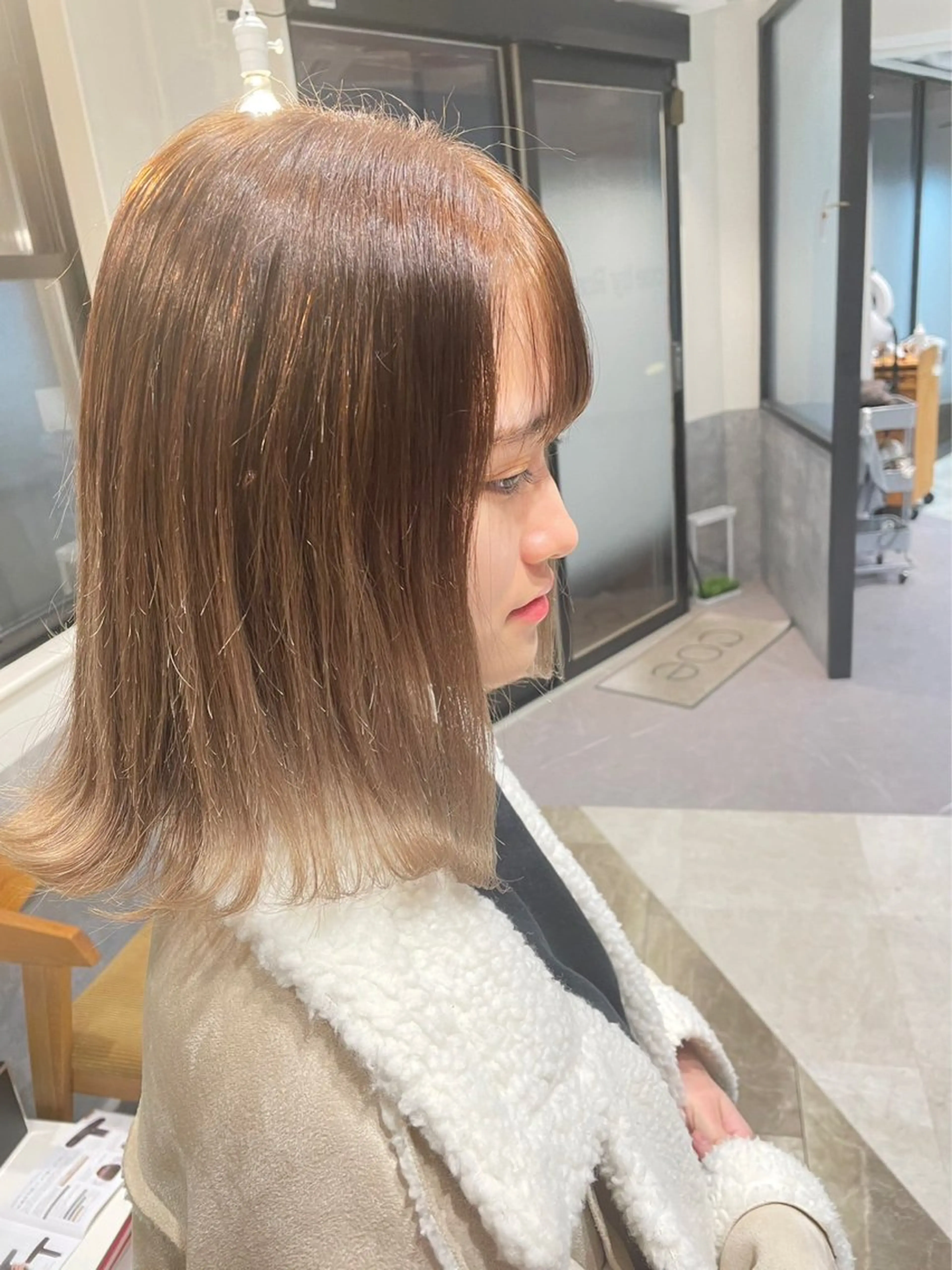 ミディアム カットモデル募集中/ 関根舞桜のヘアスタイル