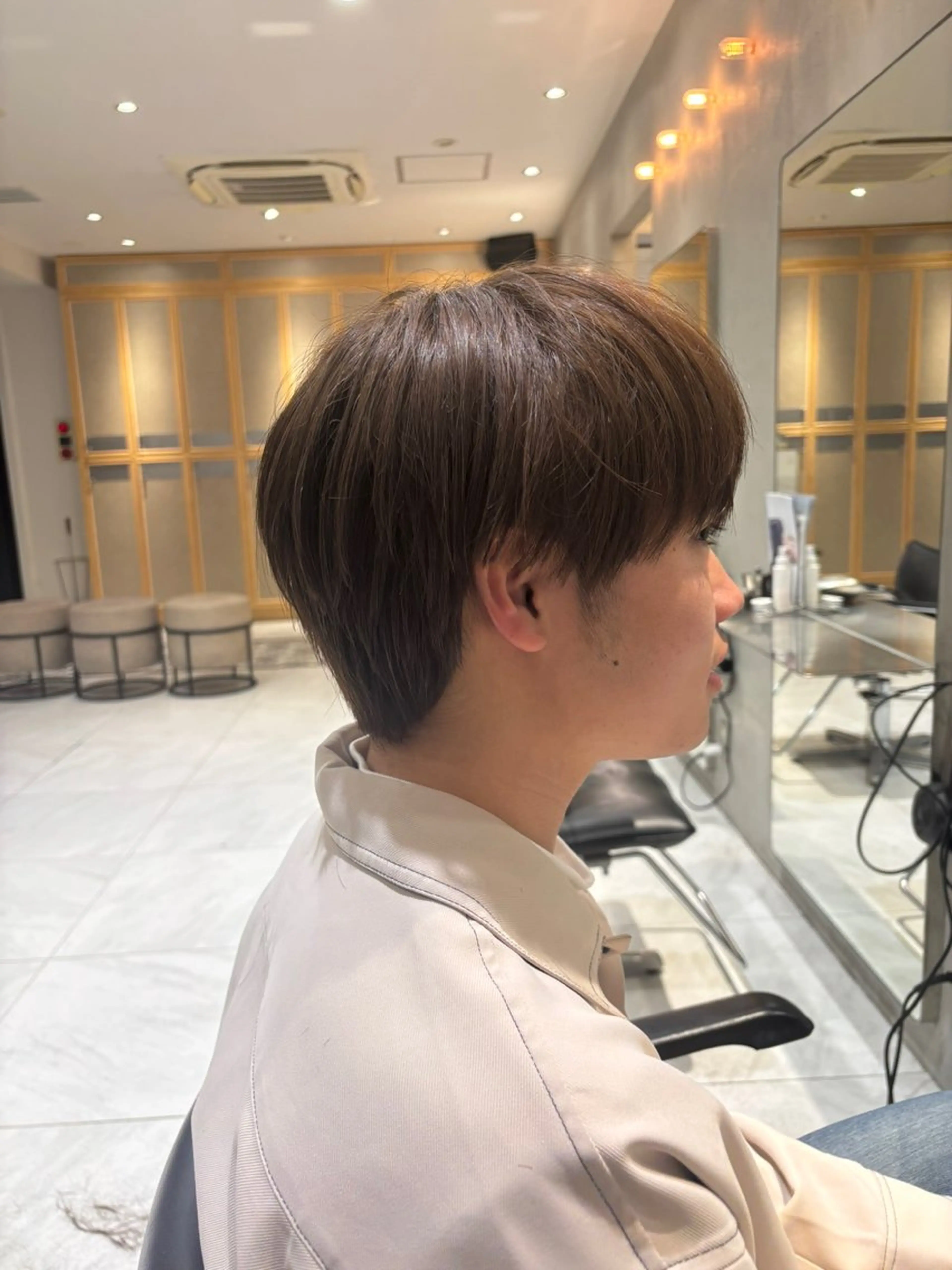 カラー メンズ ヘアカラー ロングカット 💎モエのヘアスタイル