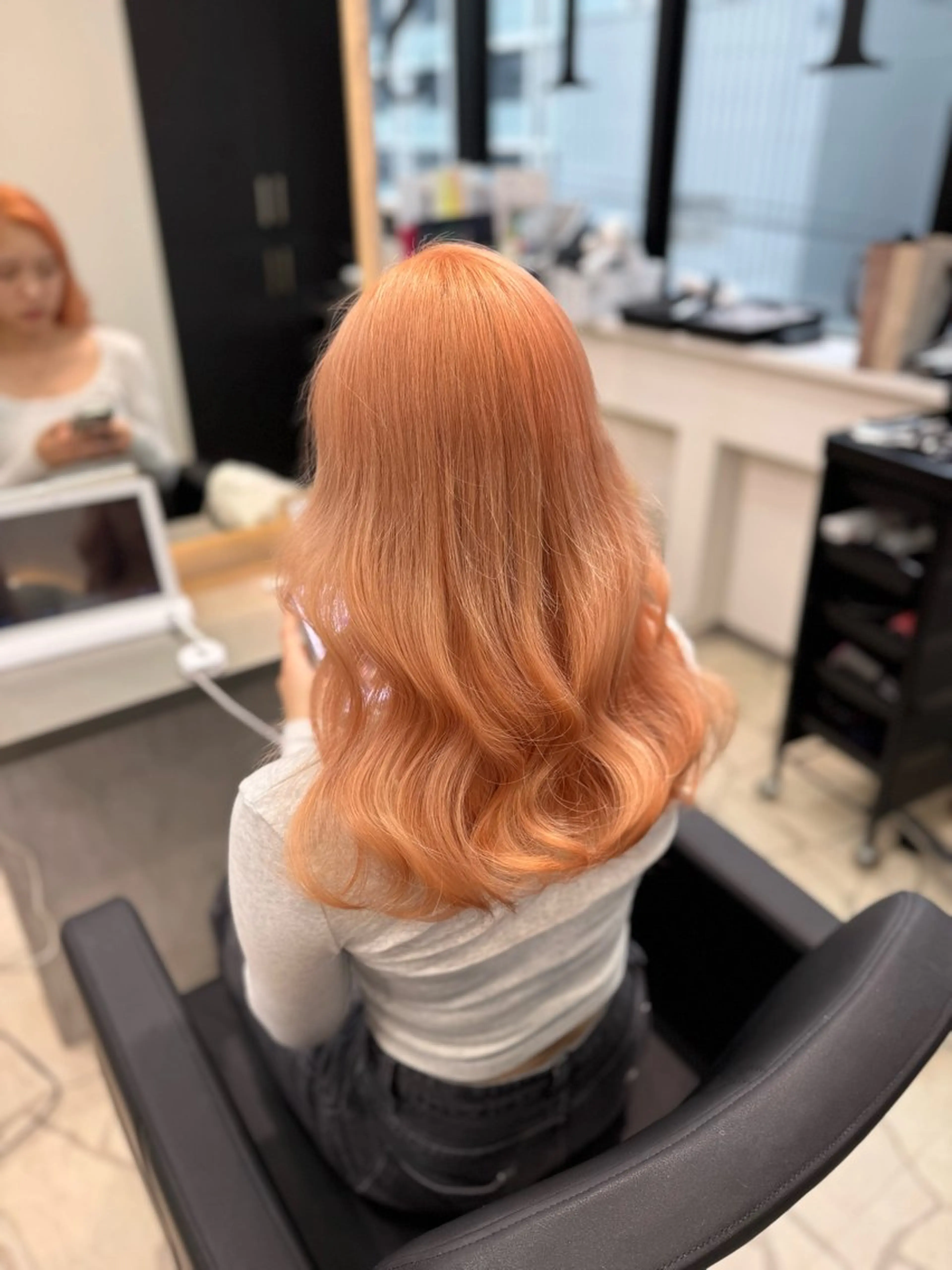 セミロング カラー ヘアカラー Lapis シオンのヘアスタイル