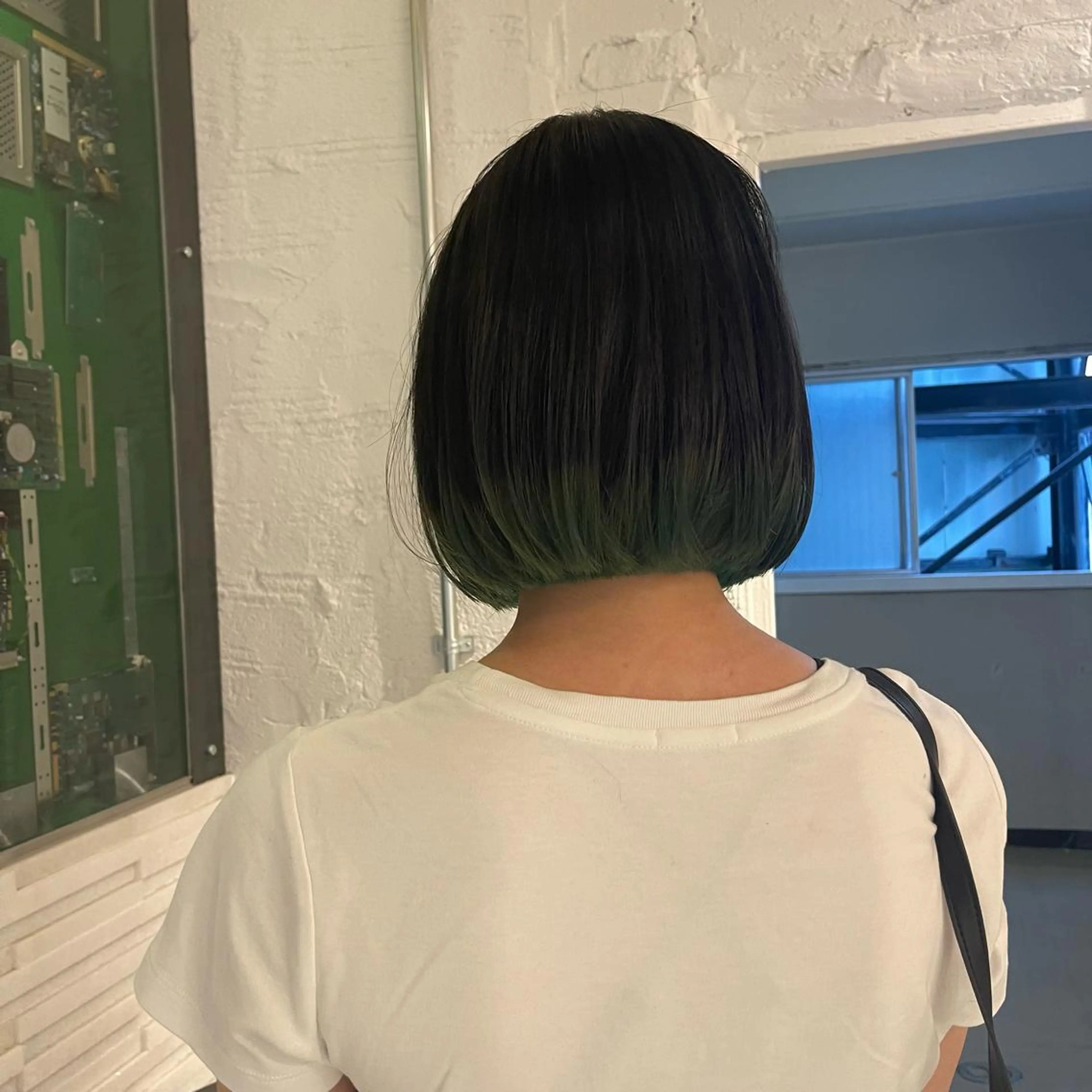 ショート カラー ヘアカラー トリートメント lunty miichiのヘアスタイル
