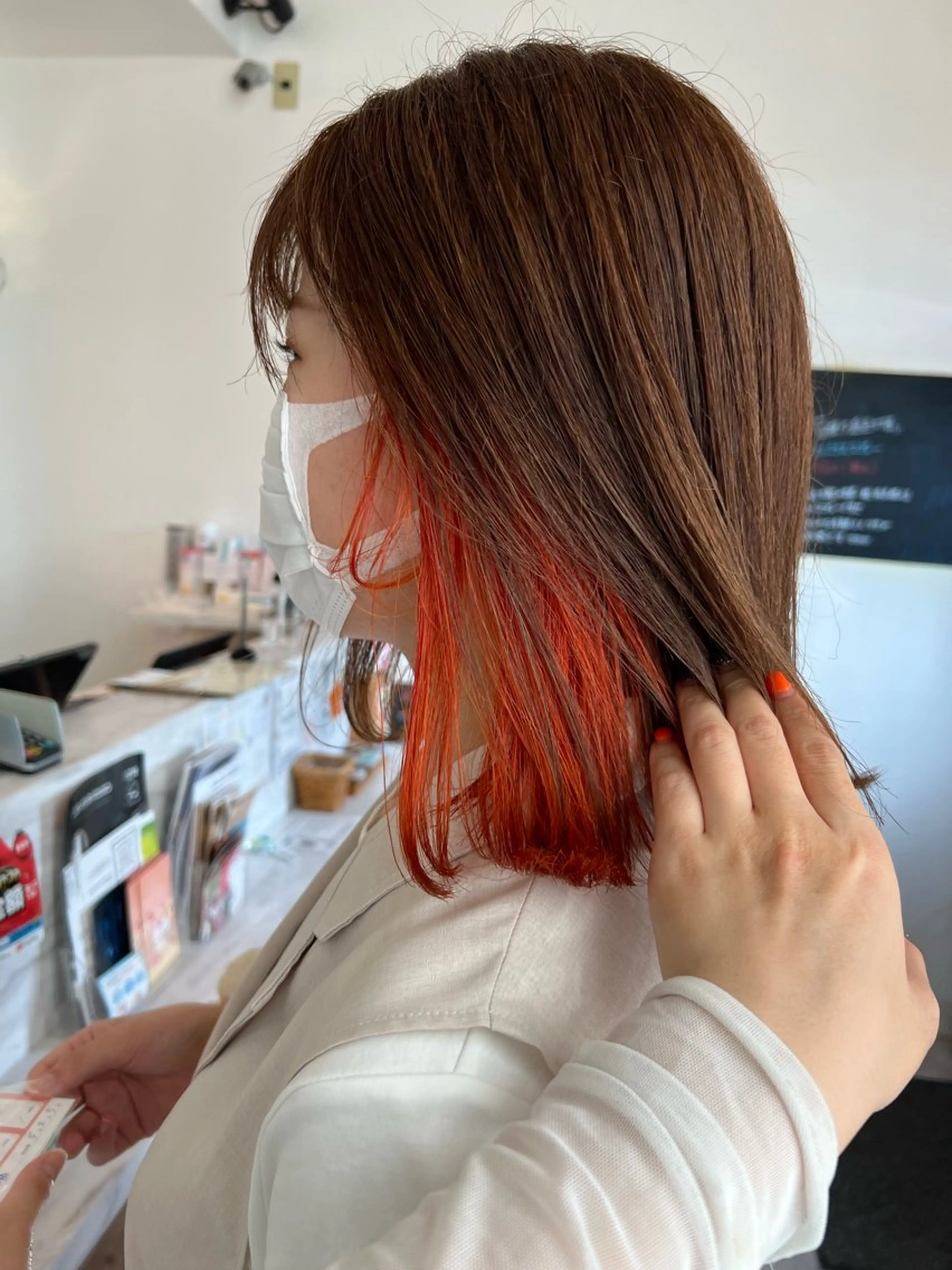 ミディアム emma ecole所属・奥田 葵のヘアスタイル