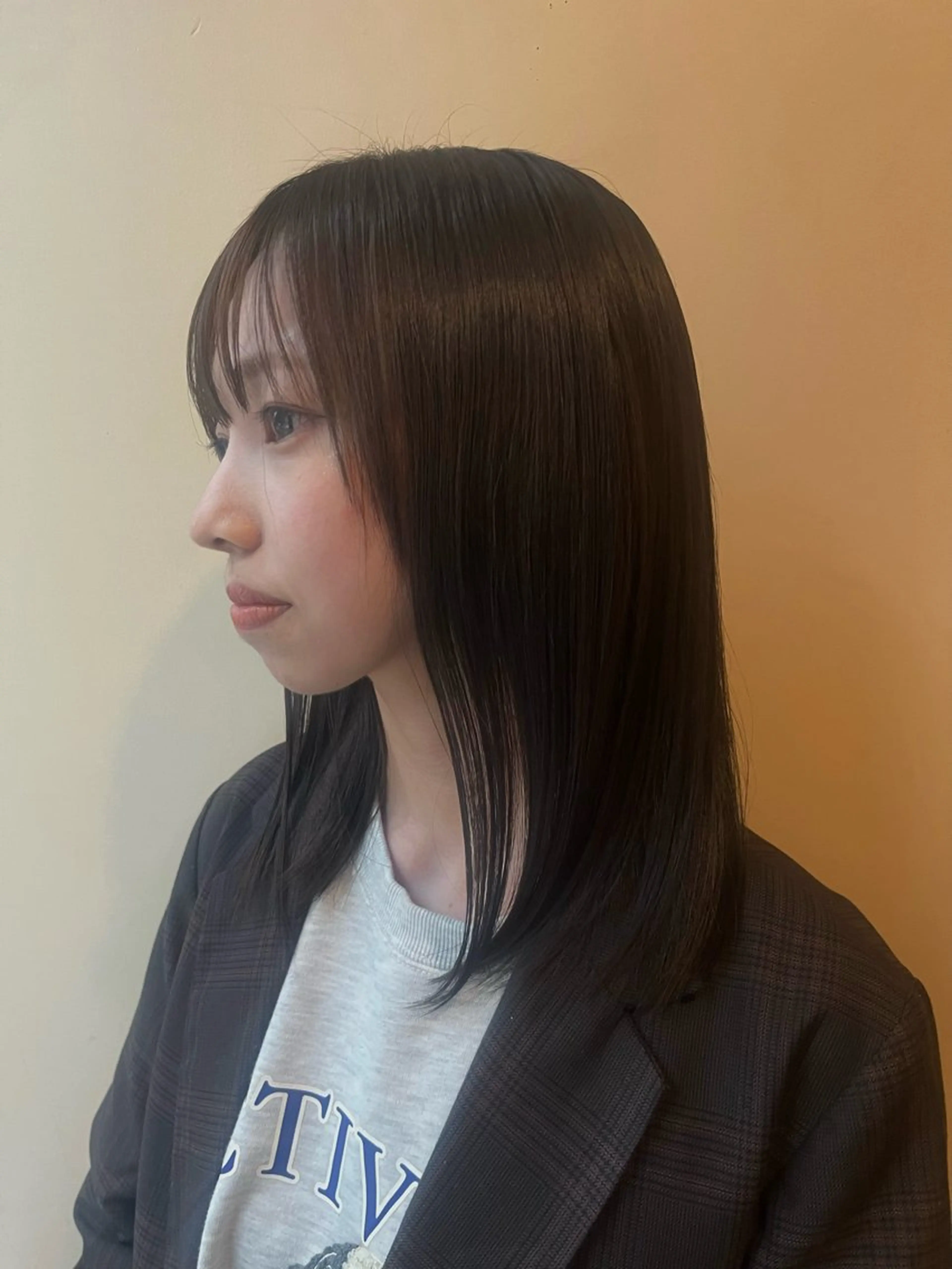 髪質改善カラーの写真