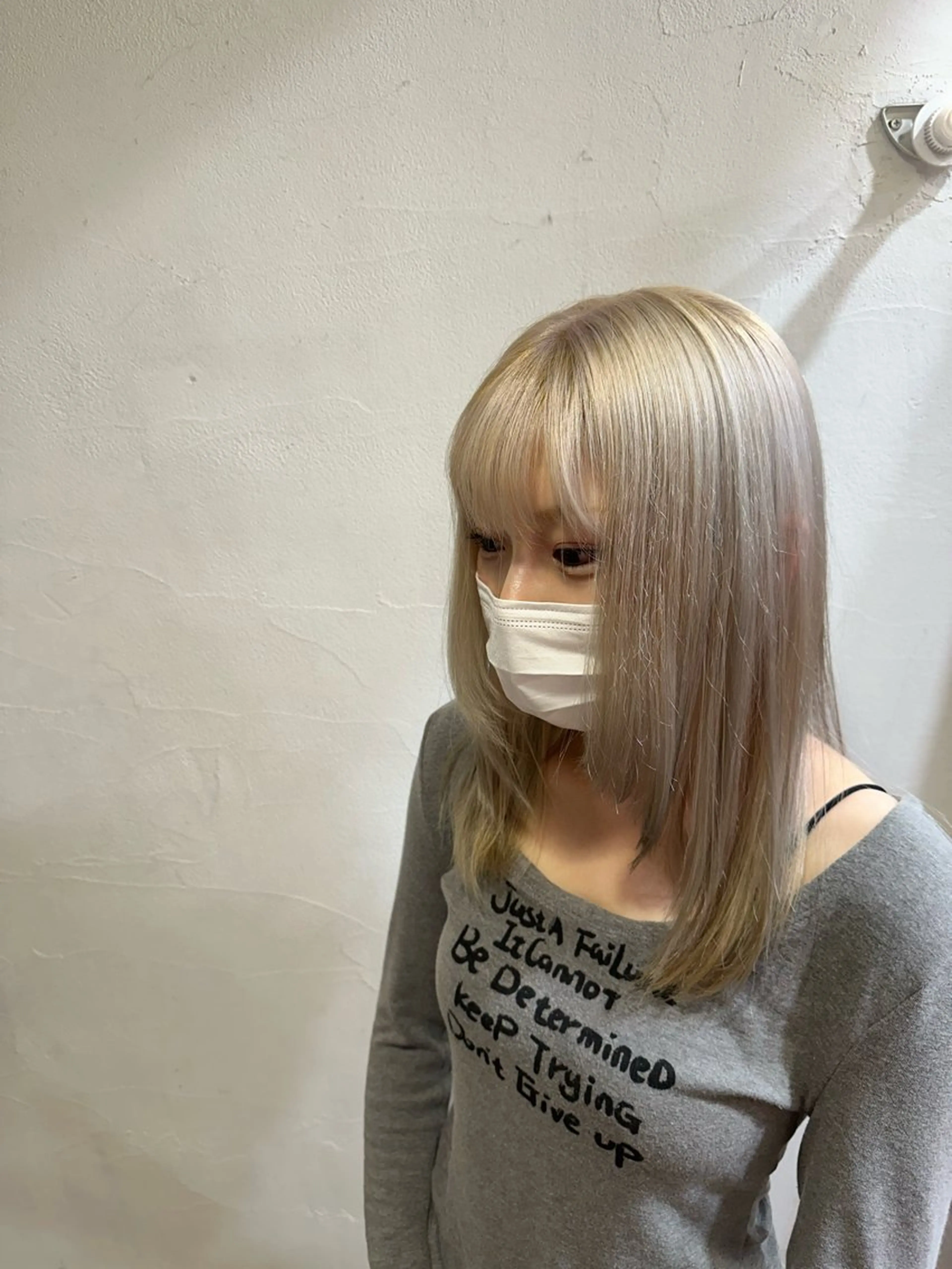 ミディアム カラー ブリーチ カット ヘアカラー トリートメント KAKERU/ボブ/ ショート/パーマ🌱のヘアスタイル