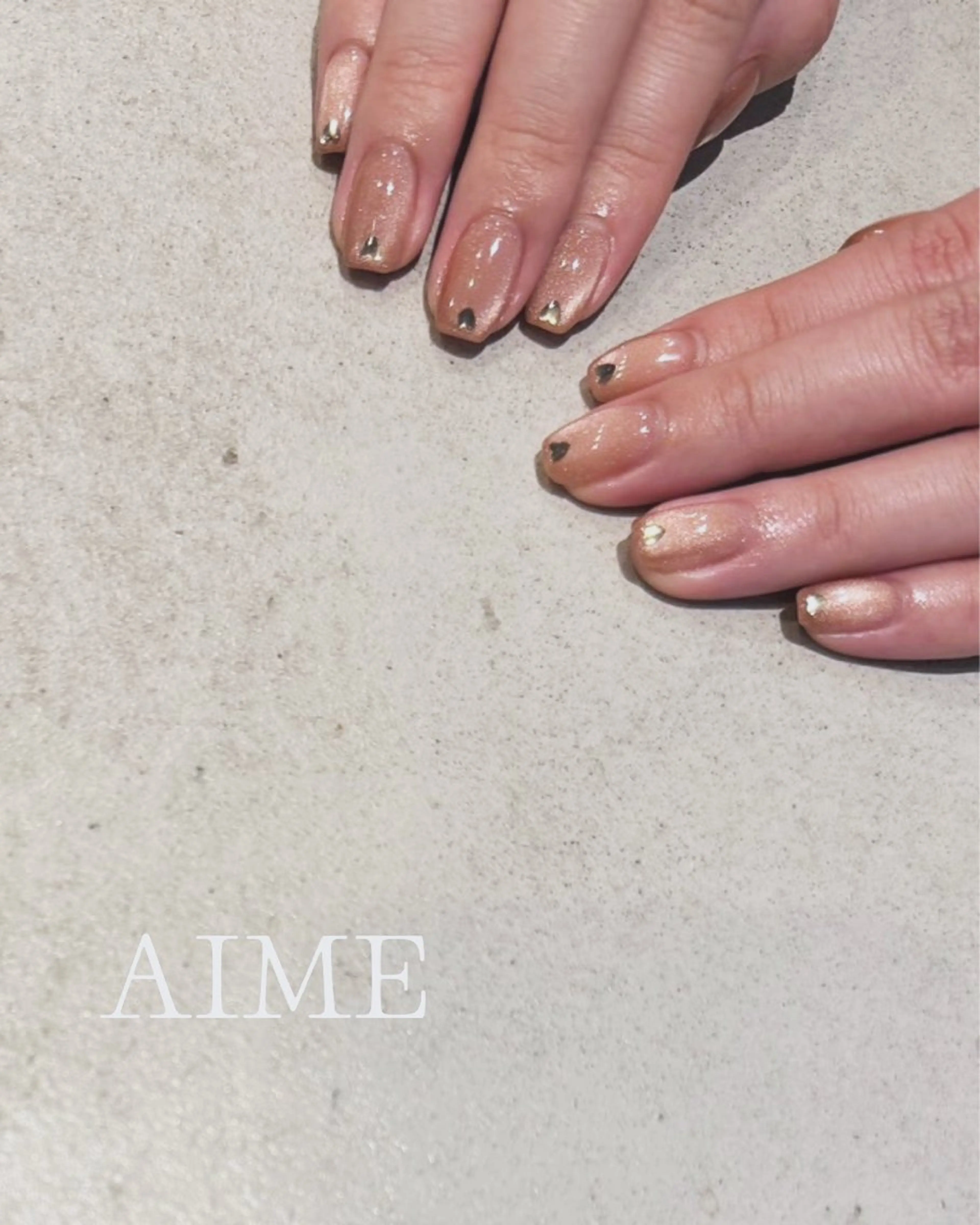 ネイル マグネットネイル ハンドネイル AIME （momo）のネイルデザイン