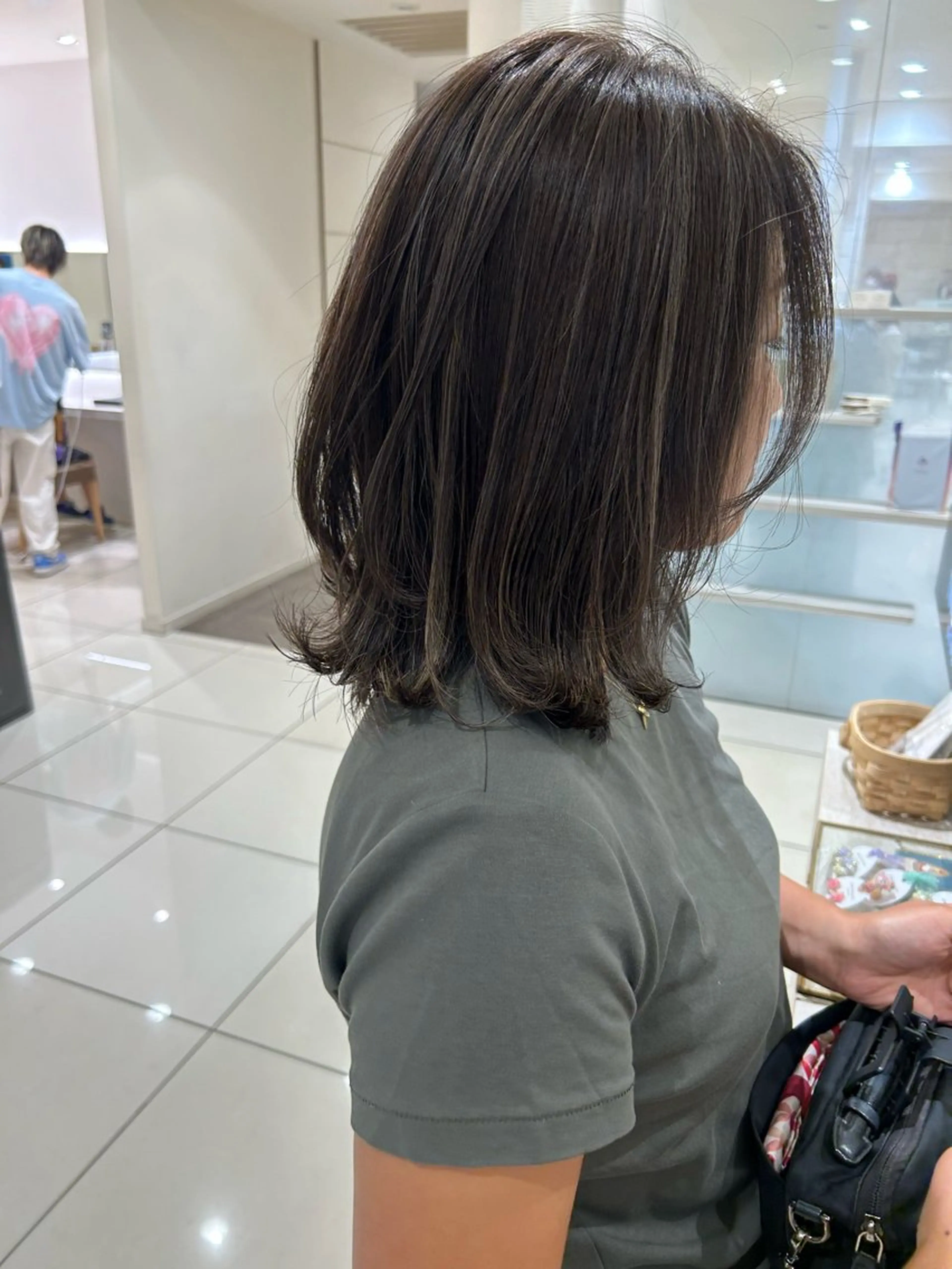 ミディアム カラー カット ヘアカラー marju銀座 マージュギンザのヘアスタイル