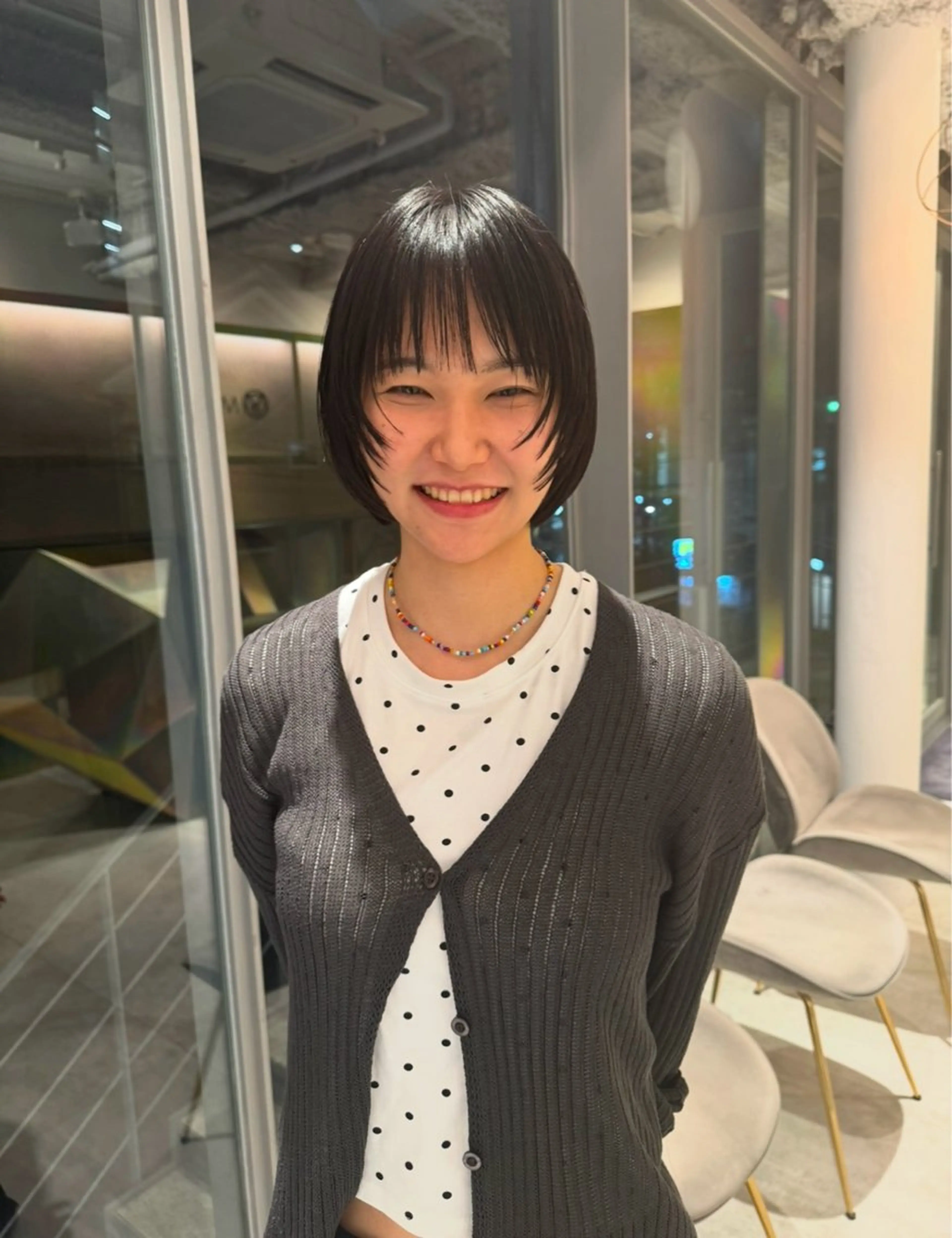 ショート カット ヘアカラー M.SLASH表参道所属・🩵垢抜けボブ /ミニボブ🩵しおのヘアスタイル