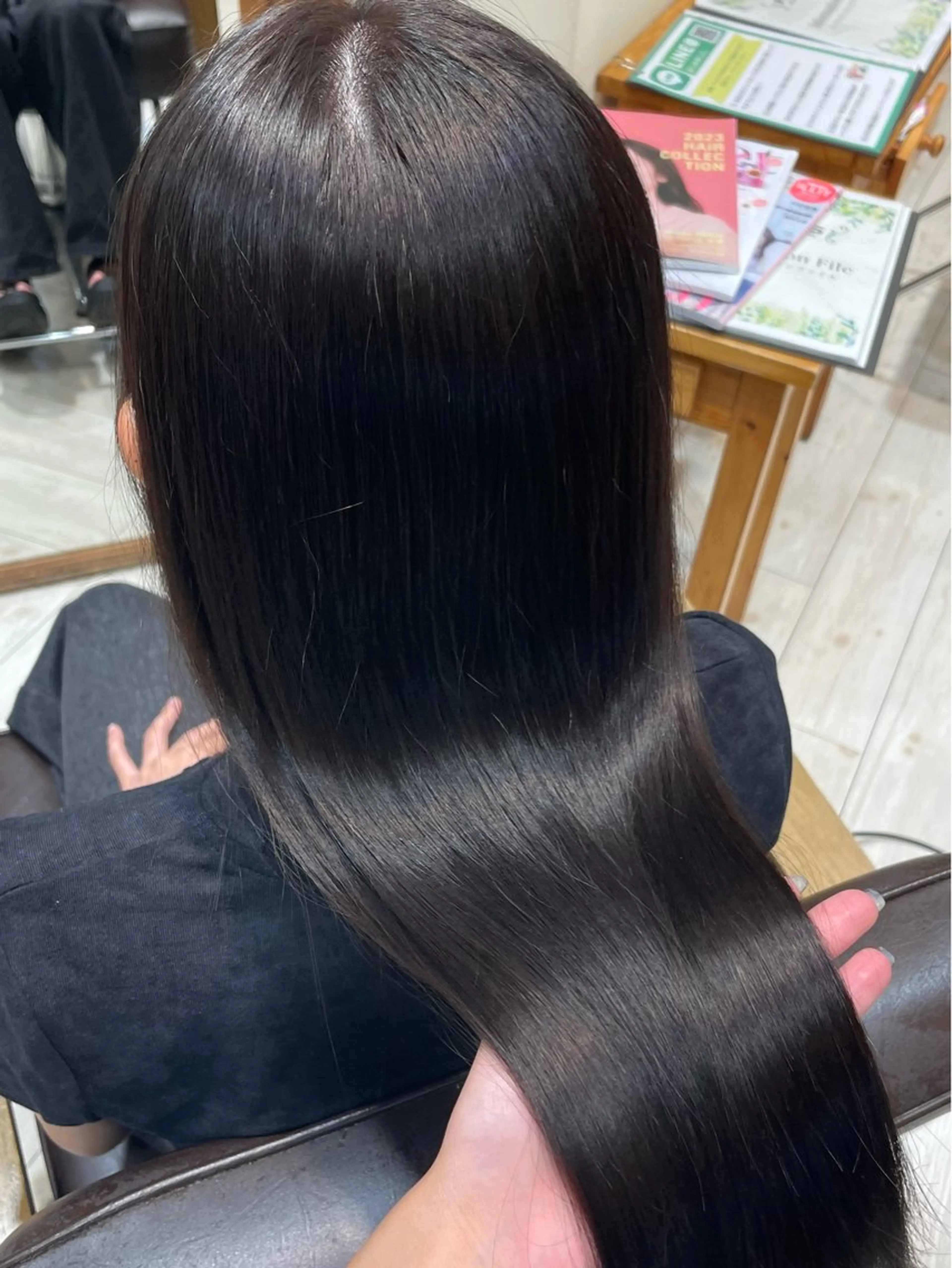 ロング カラー 髪質改善/艶カラー❄ 𝐲𝐮𝐮.のヘアスタイル