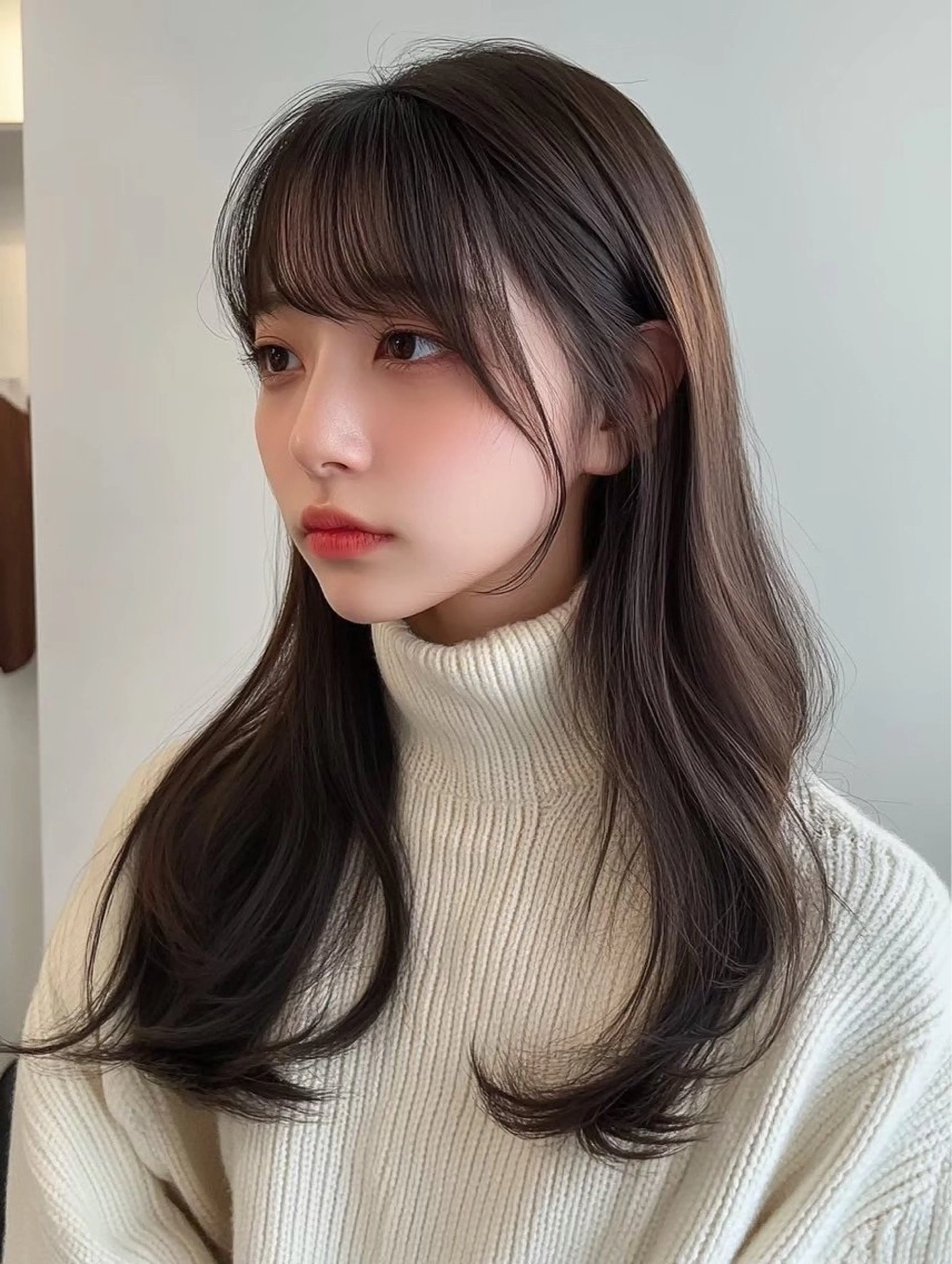 ロング スバル／和歌山/ 韓国ヘア✨のヘアスタイル